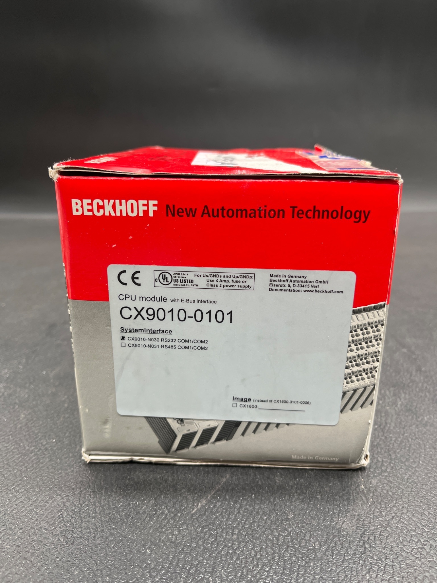 BECKHOFF CX9010‑0101 Embedded PC CPU Module w/ E‑Bus Interface NEW 3
