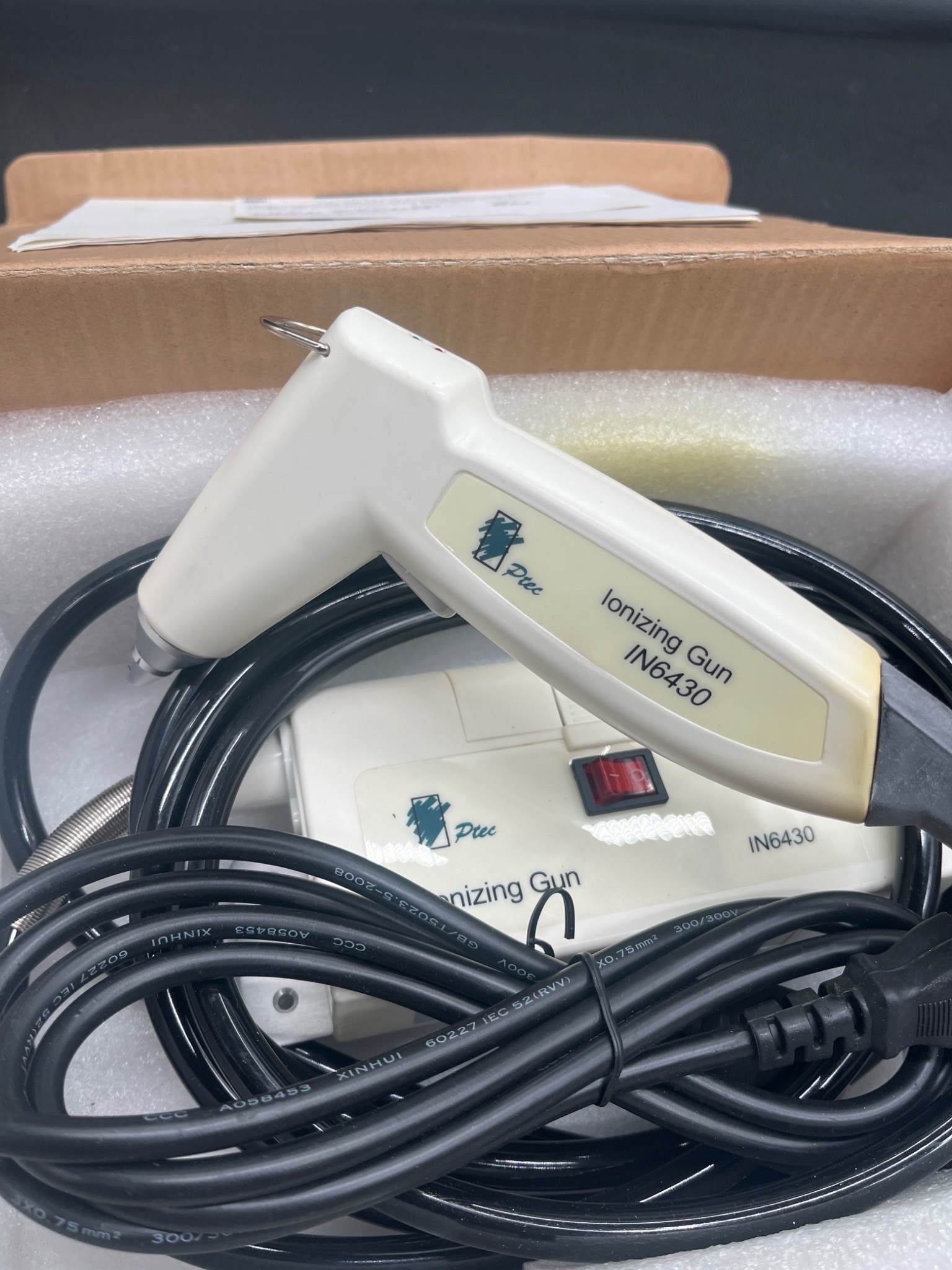 TRANSFORMING TECHNOLOGIES IN6430 PTEC ESD Ionizing Air Gun NEW 3