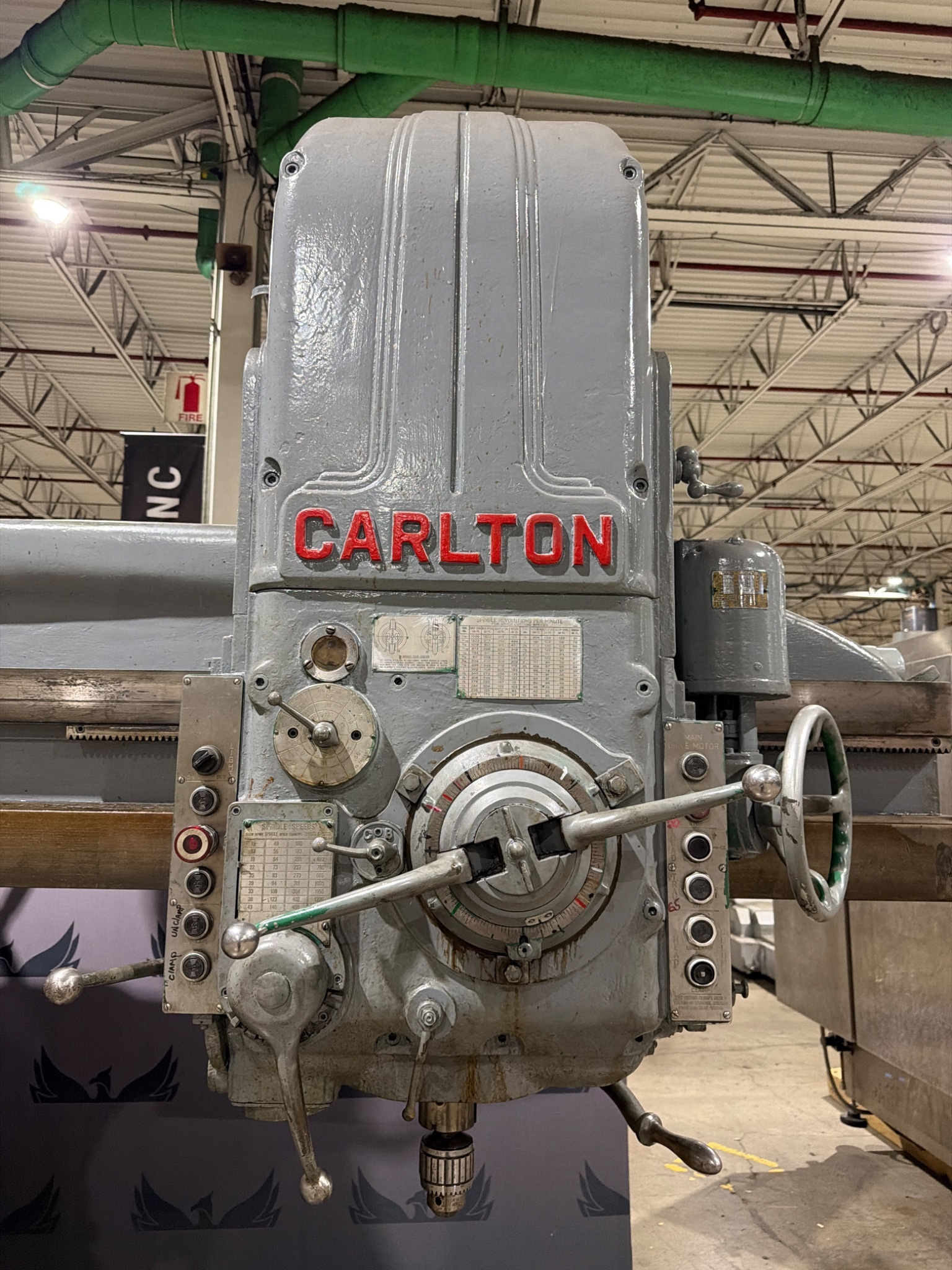 CARLTON 3A 5X13 RADIAL DRILL - USED 4