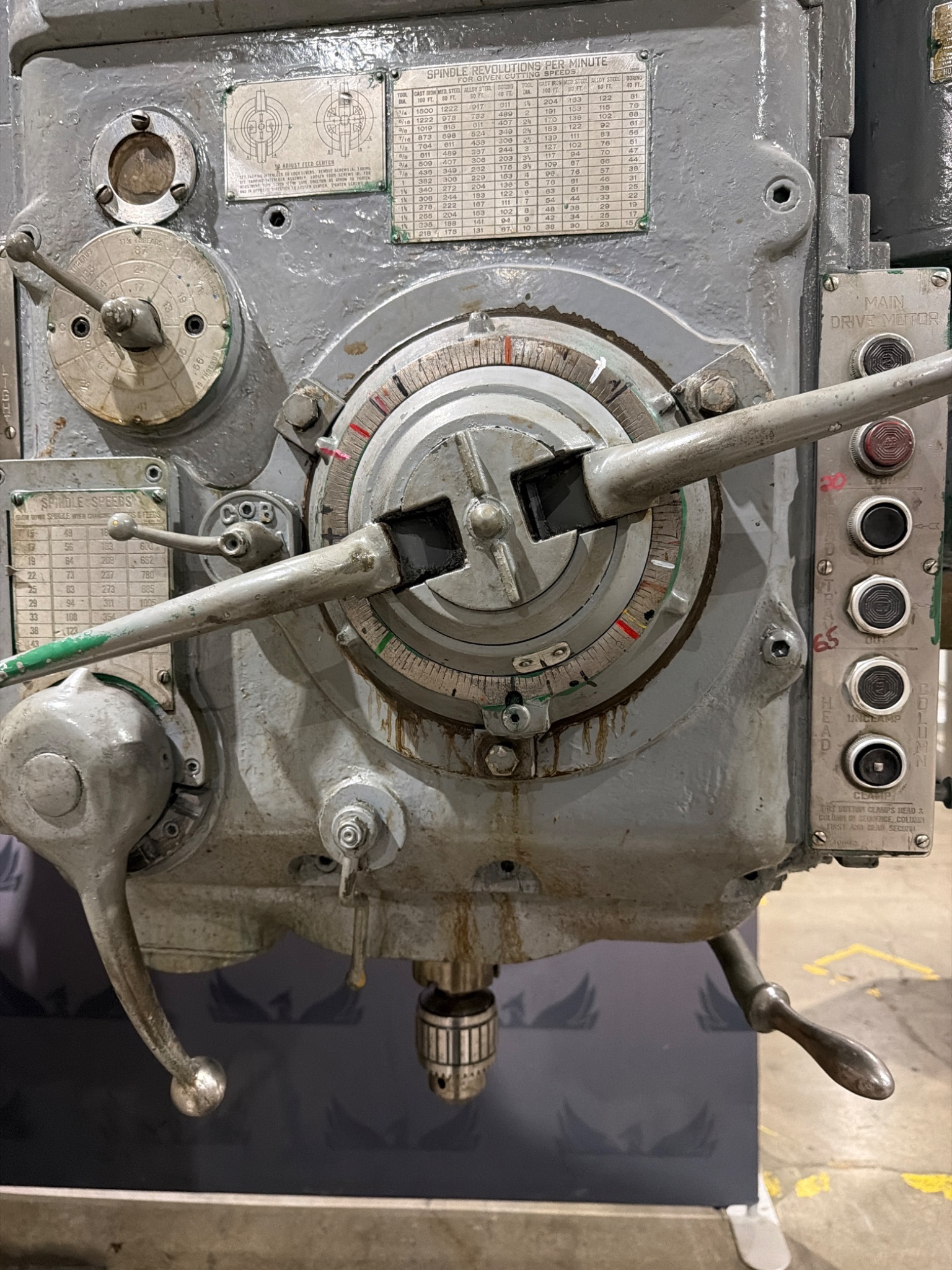 CARLTON 3A 5X13 RADIAL DRILL - USED 10