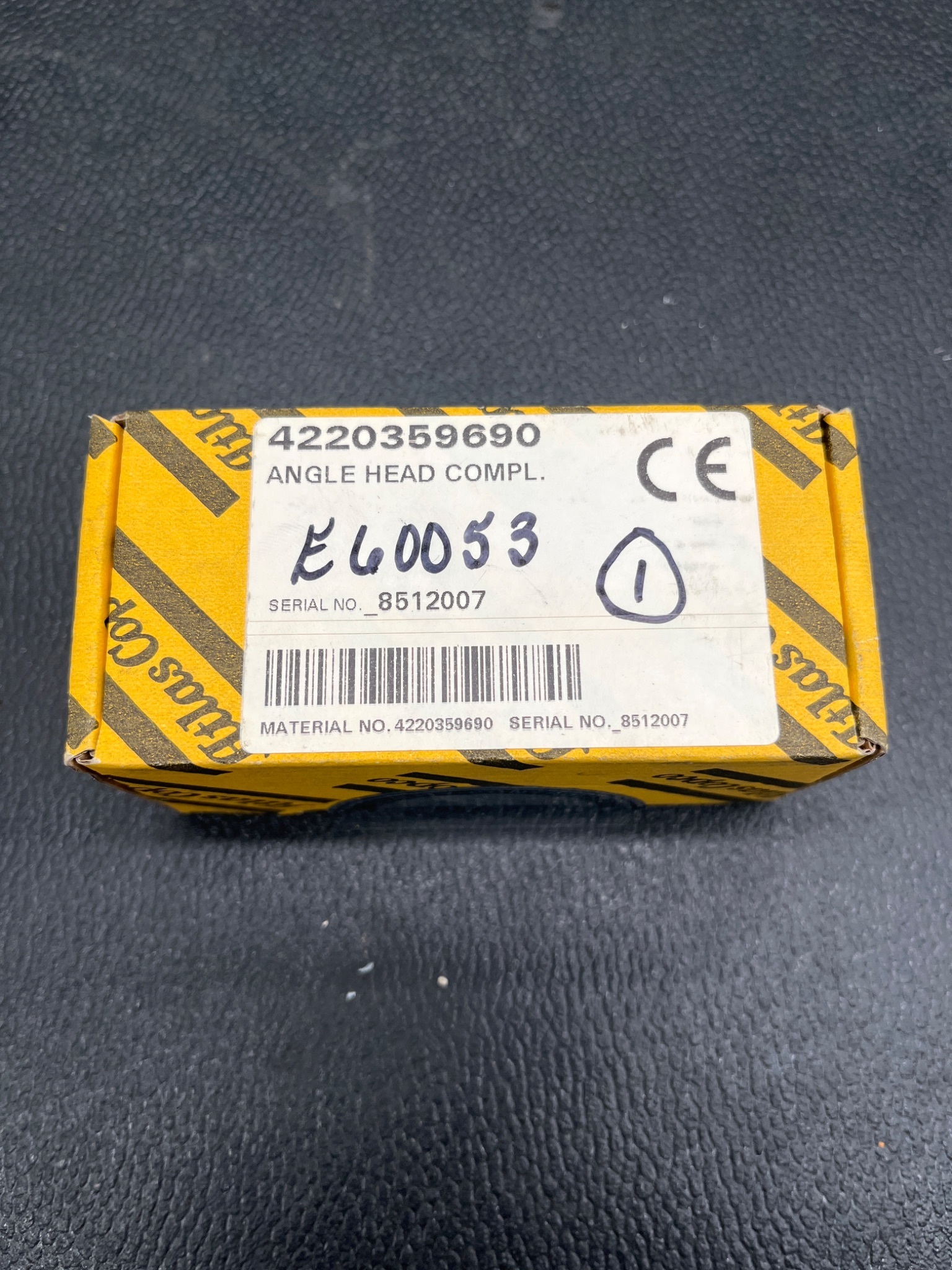 Atlas Copco 4220‑3596-90 Angle Head Complete NEW 1