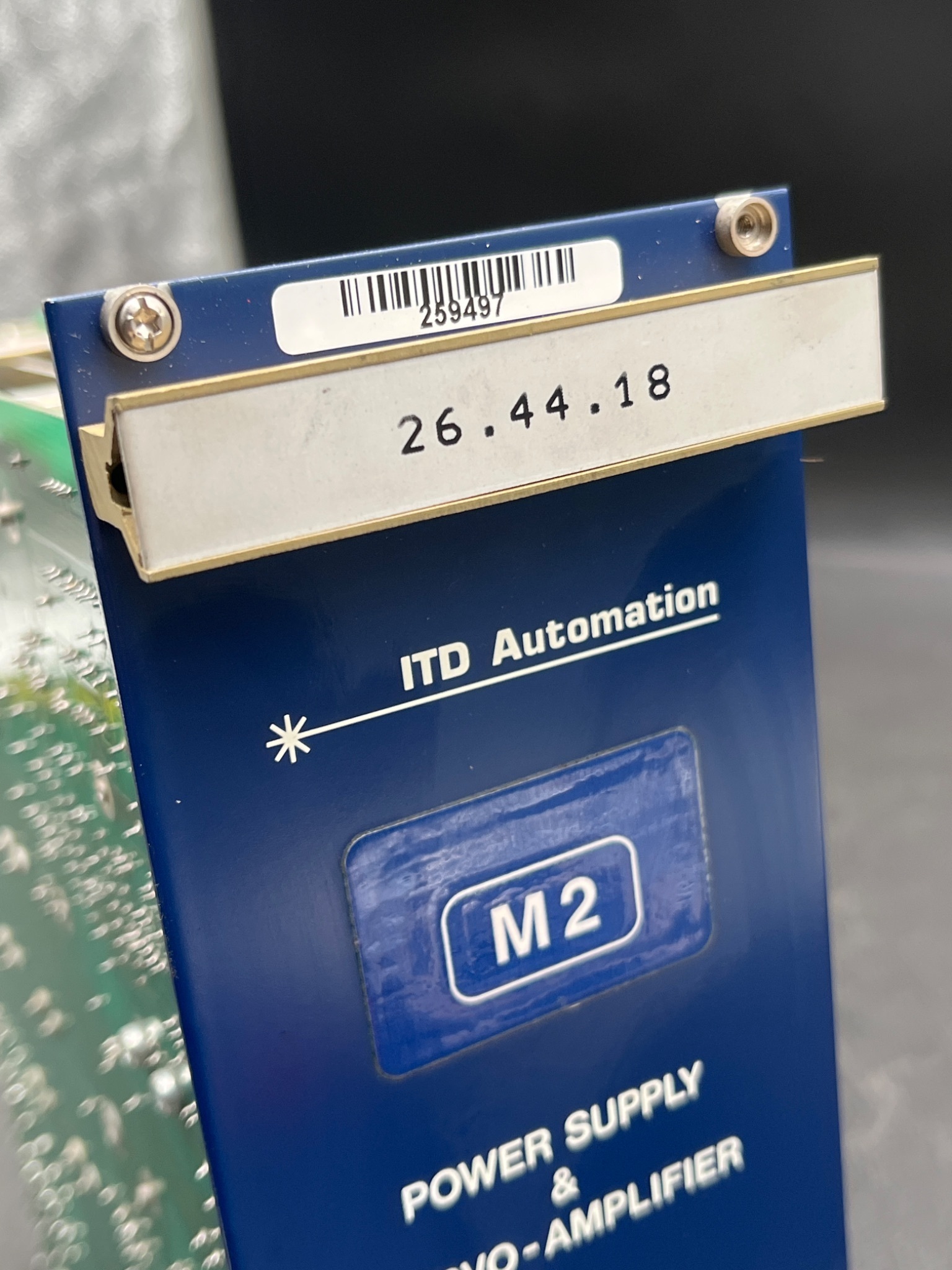 ITD AUTOMATION M2 26.44.18 Power Supply & Servo Amplifier USED 1