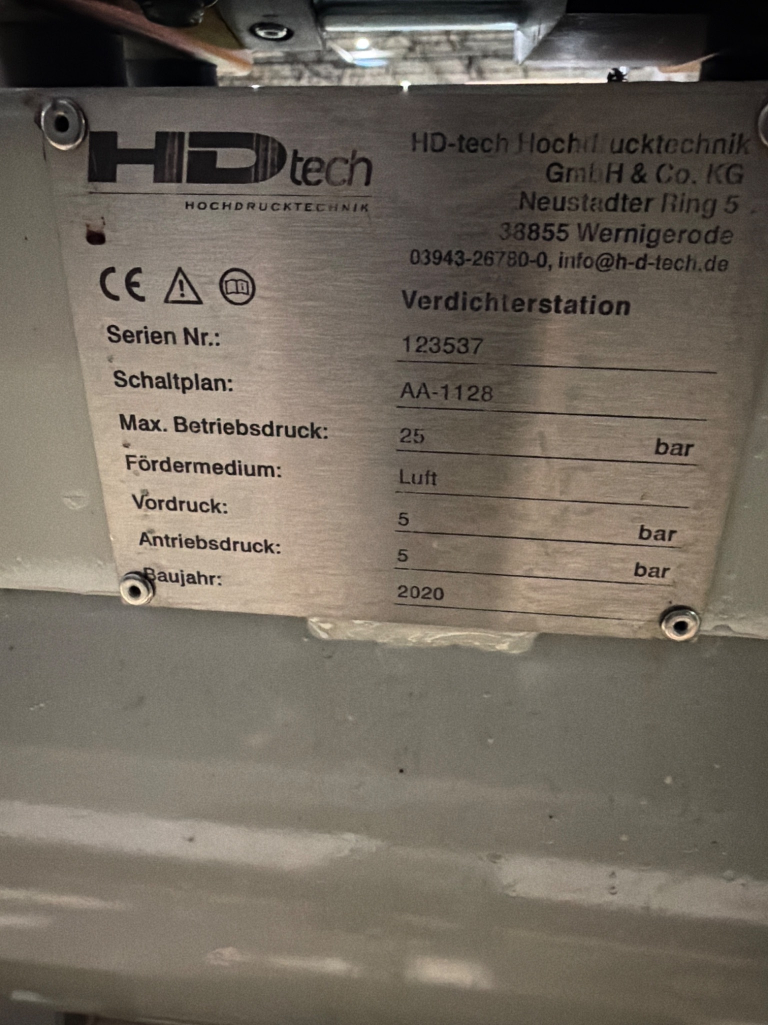 HD‑tech Tank Mounted Air Compressor System w/ HASKEL AAD‑5 Air Amplifier USED 7