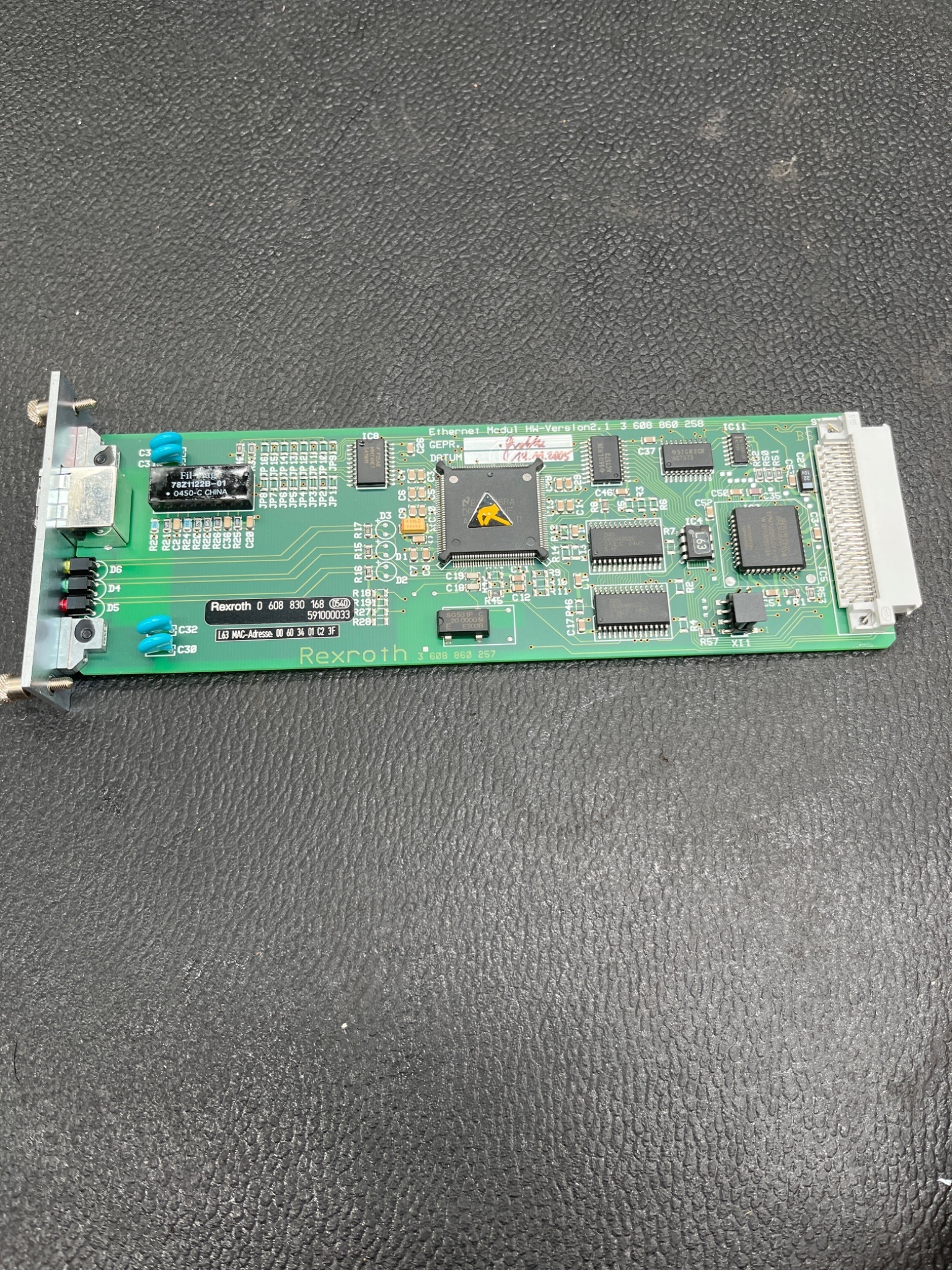 BOSCH REXROTH 0‑608‑830‑168 SMeth Ethernet Communication Module NEW 4