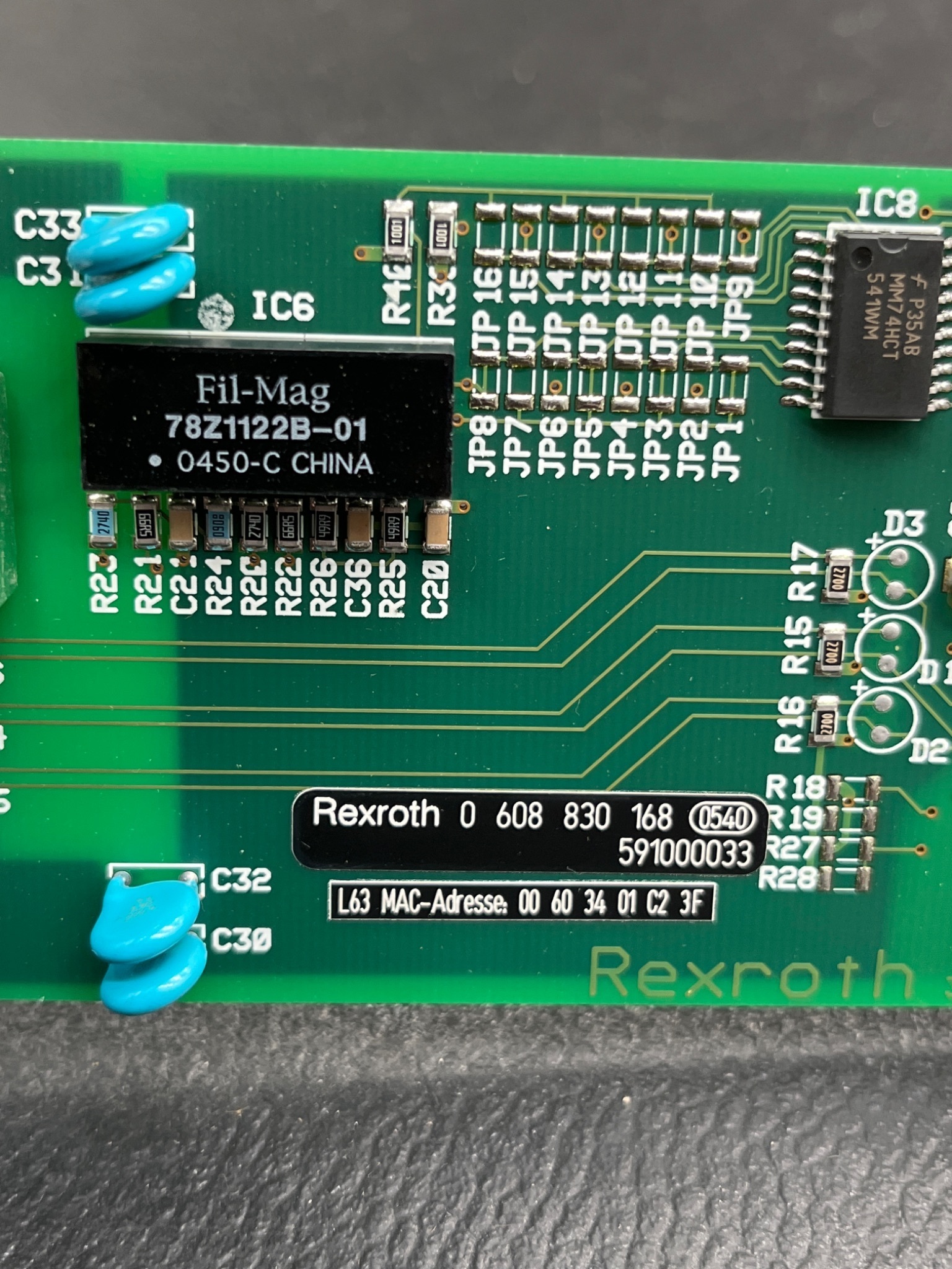 BOSCH REXROTH 0‑608‑830‑168 SMeth Ethernet Communication Module NEW 5
