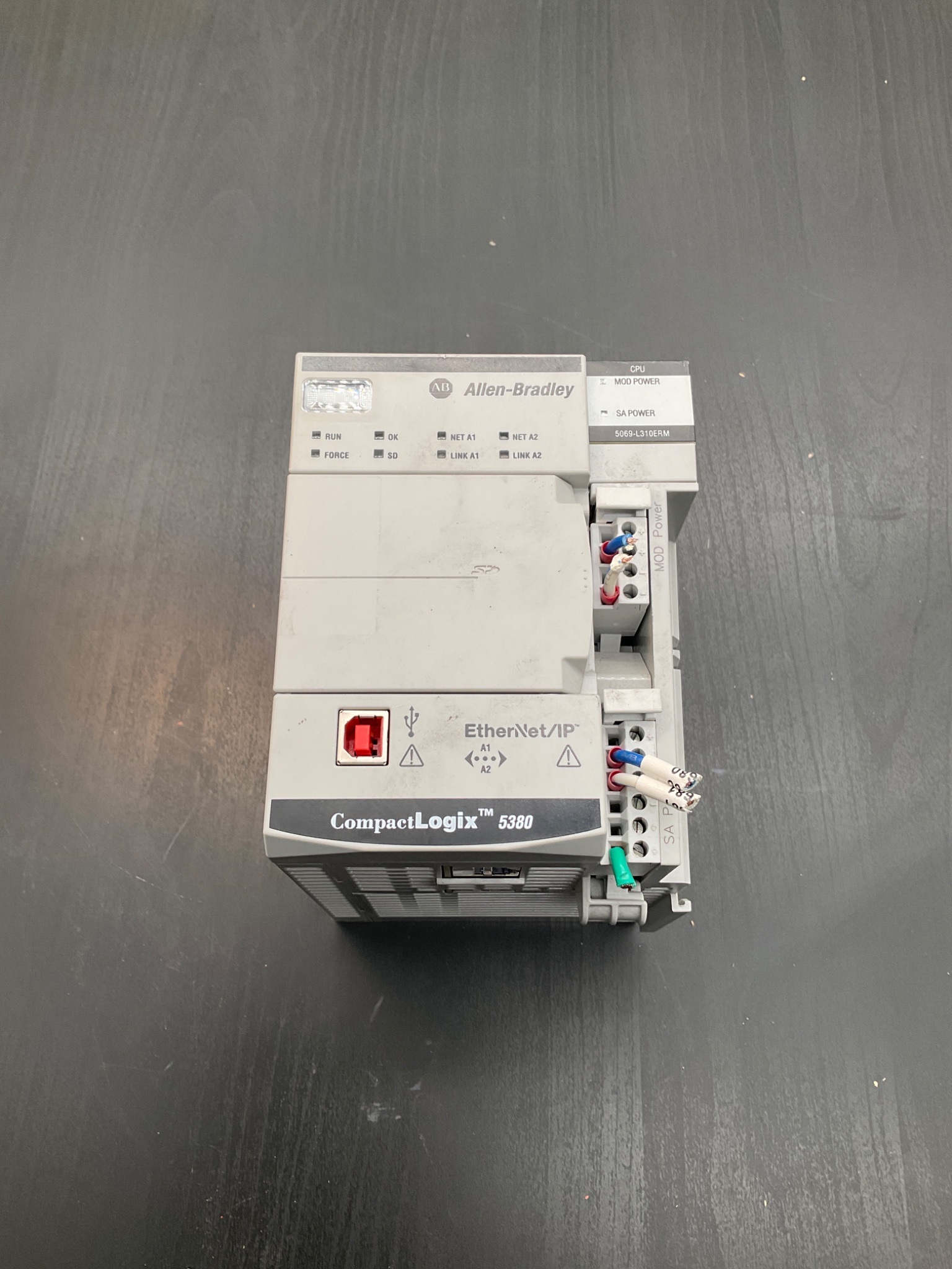 ALLEN BRADLEY 5069‑L310ERM CompactLogix 5380 1MB Enet Motion Controller USED 0
