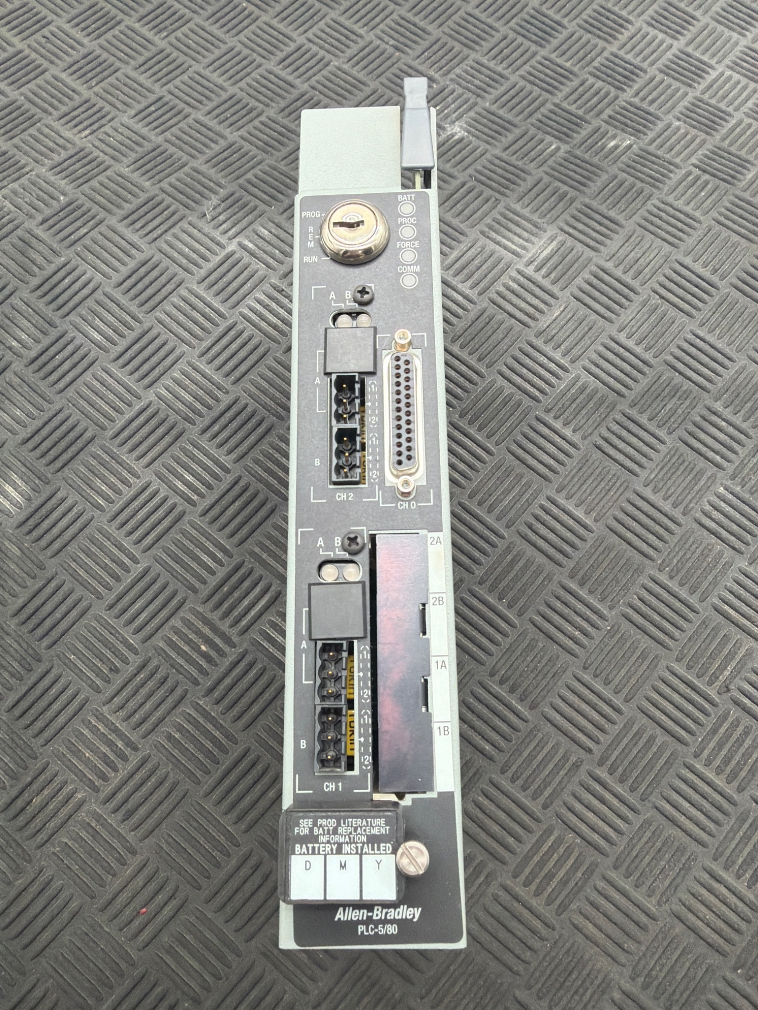 ALLEN-BRADLEY 1785-L80B/E PLC-5/80 PROCESSOR MODULE USED 2