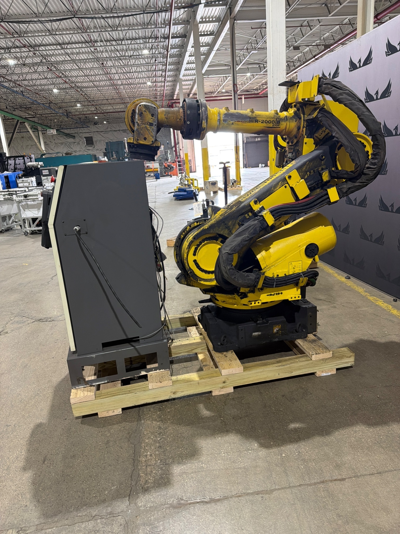 FANUC R-2000iB/210F Complete w/ R-30iB Controls USED 11