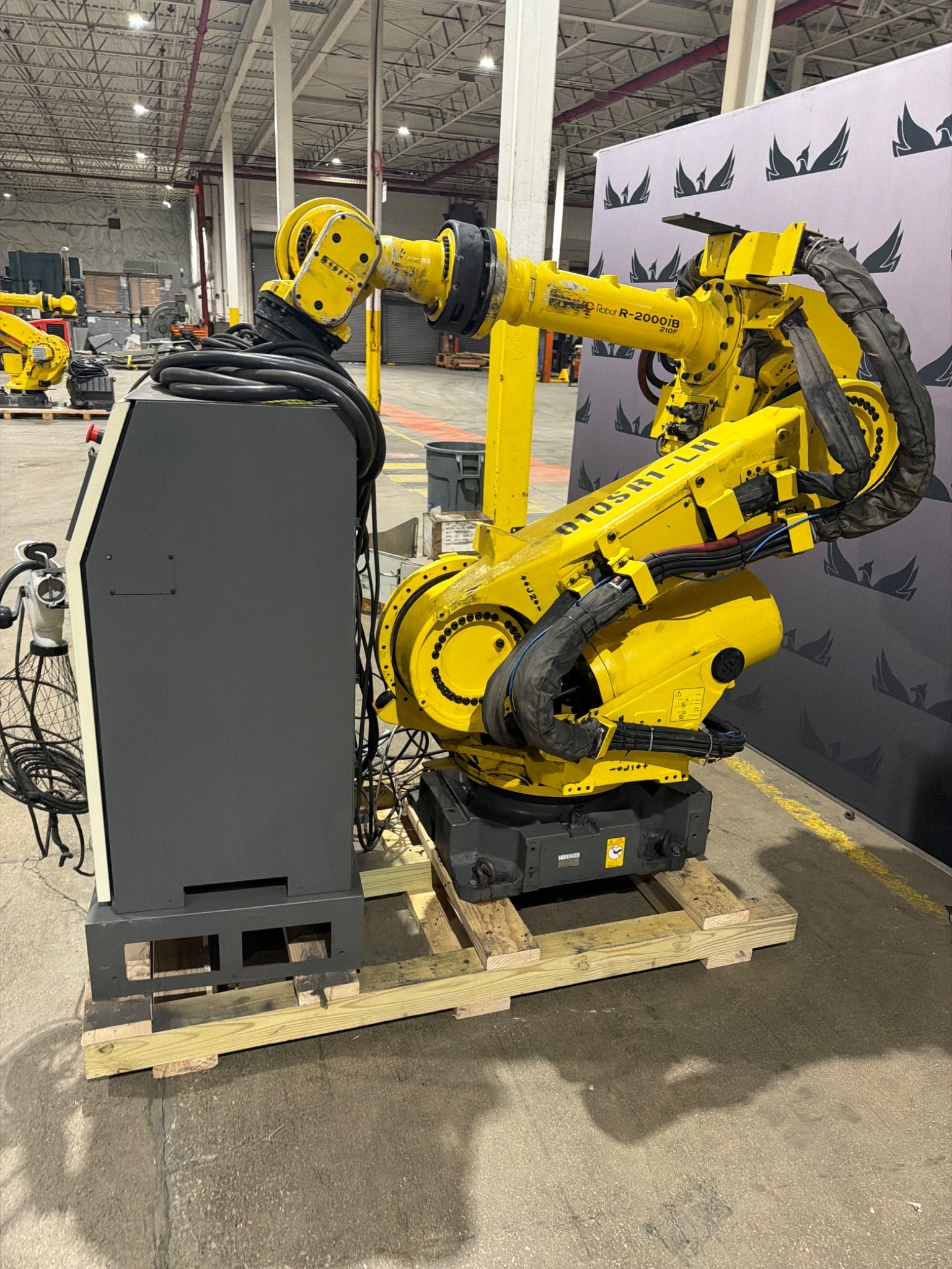 FANUC R-2000iB/210F Complete w/ R-30iB Controls USED 9