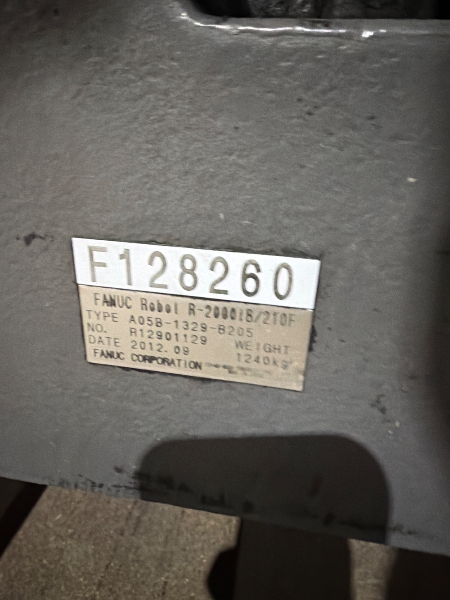 FANUC R-2000iB/210F Complete w/ R-30iB Controls USED 10