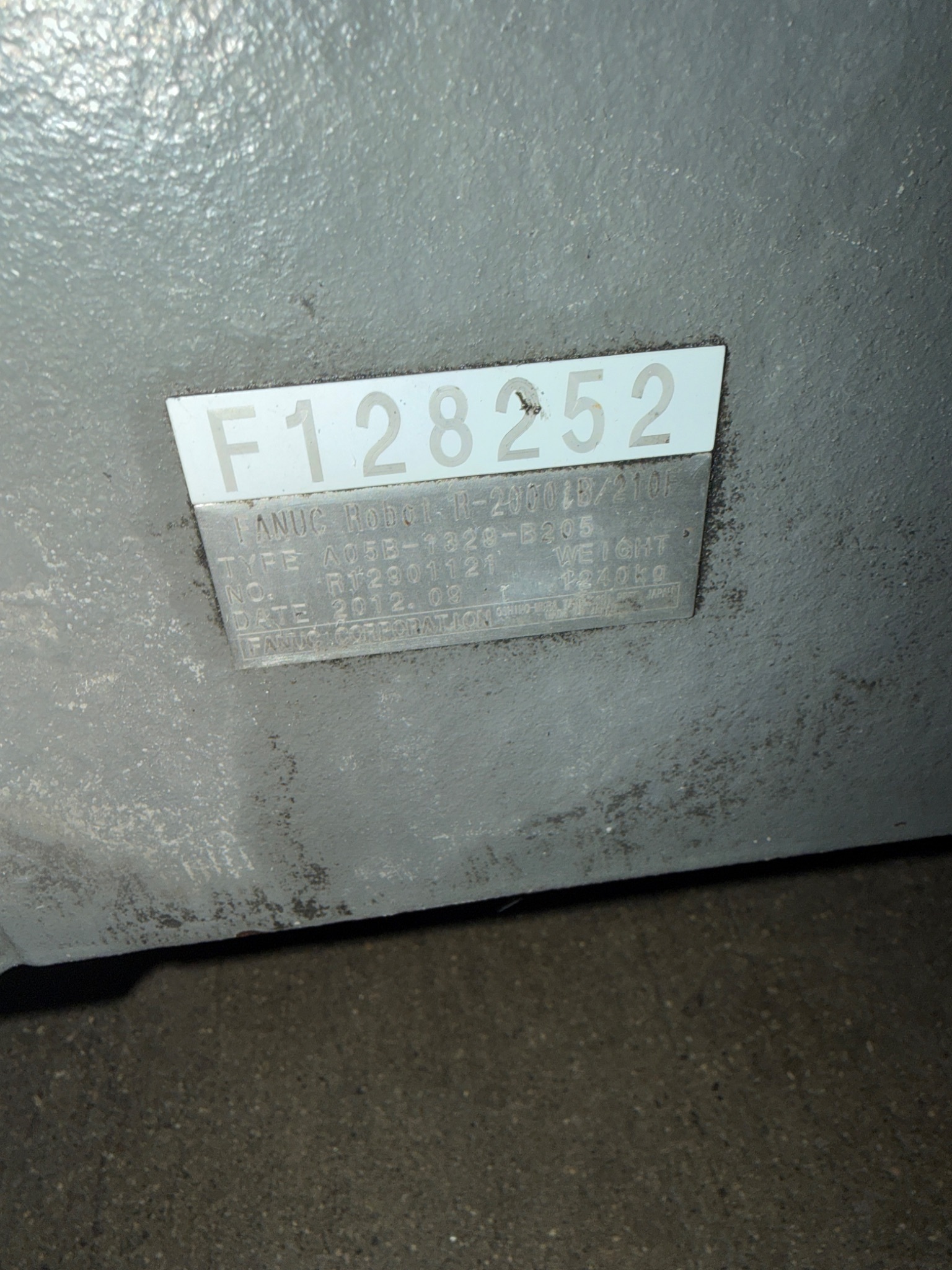 FANUC R-2000iB/210F Complete w/ R-30iB Controls USED 11