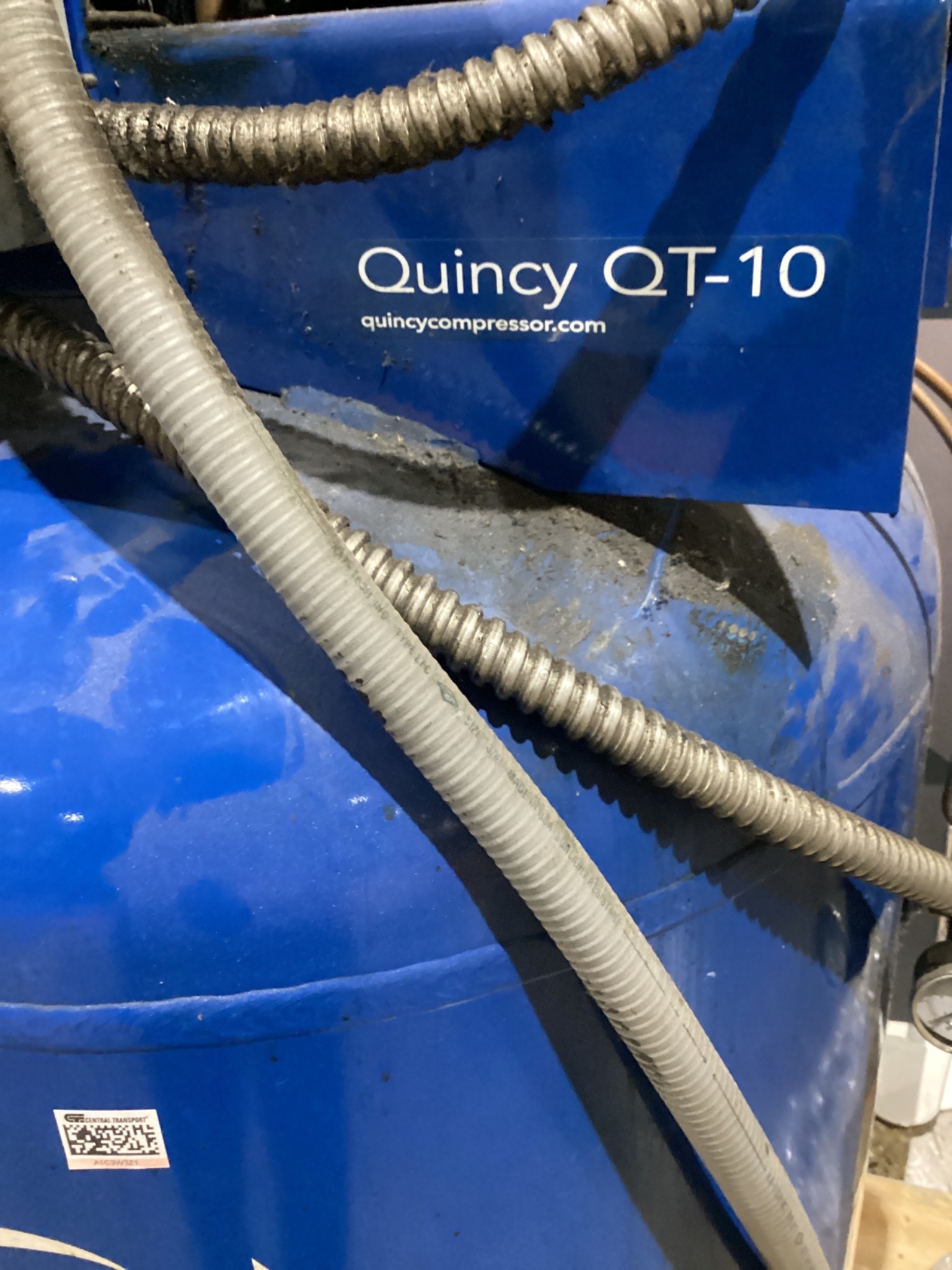 QUINCY QT‑10 Vertical Air Compressor USED 1