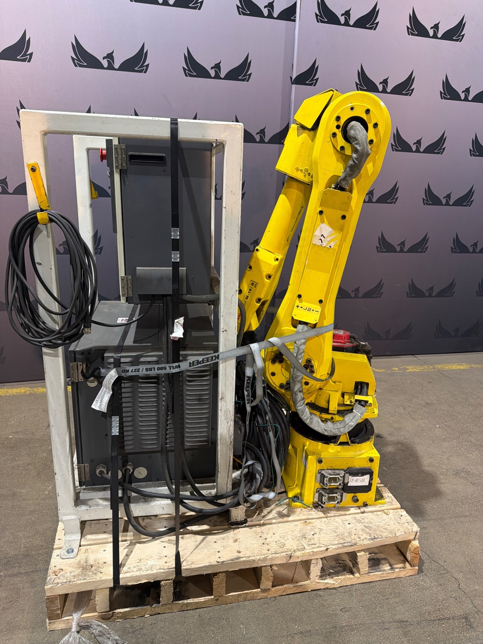 FANUC M-16IB/20 + R-J3IB ROBOT ARM AND CONTROL PANEL USED 13