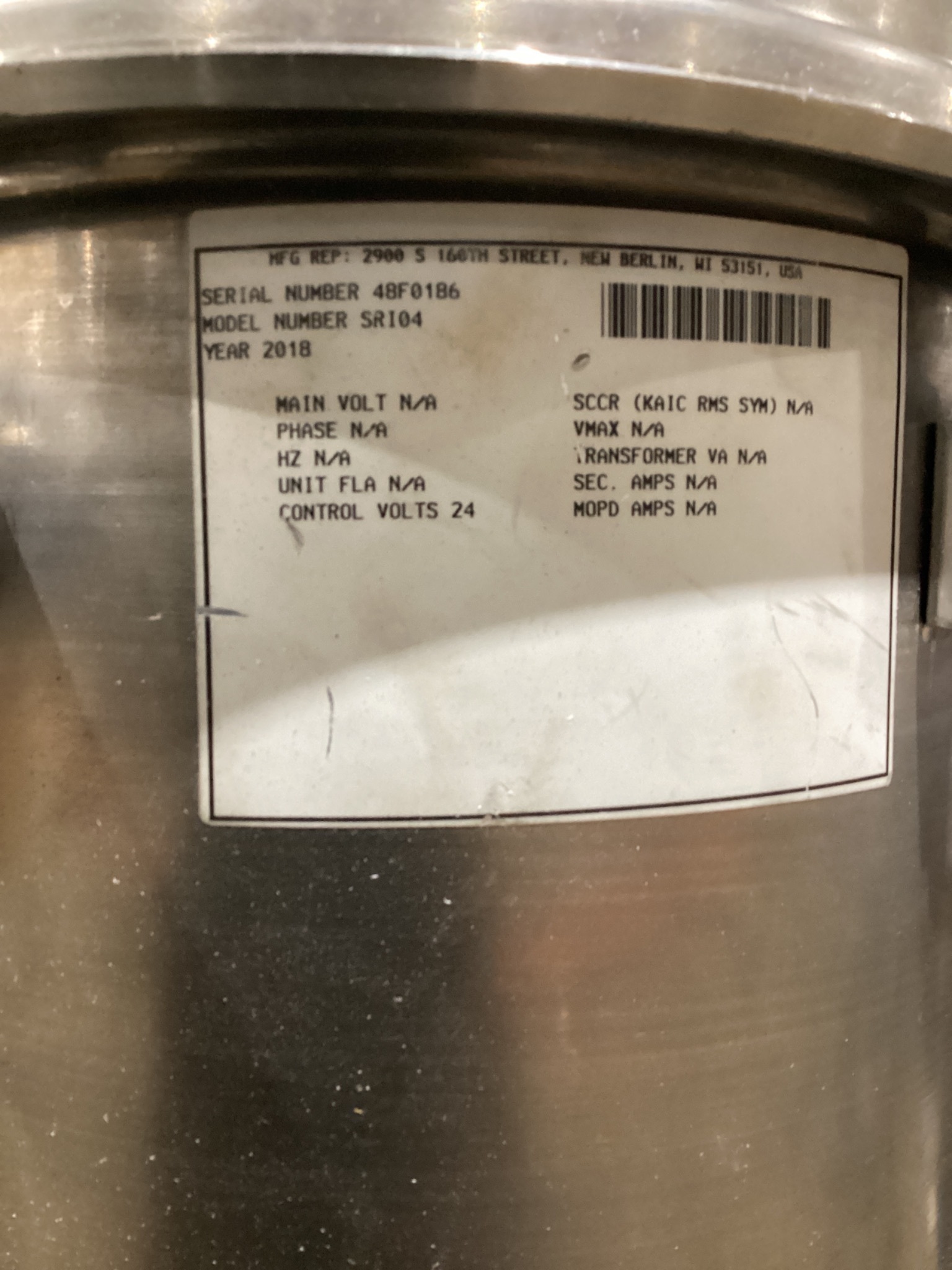 AEC WHITLOCK SRI04 Vacuum Hopper USED 4