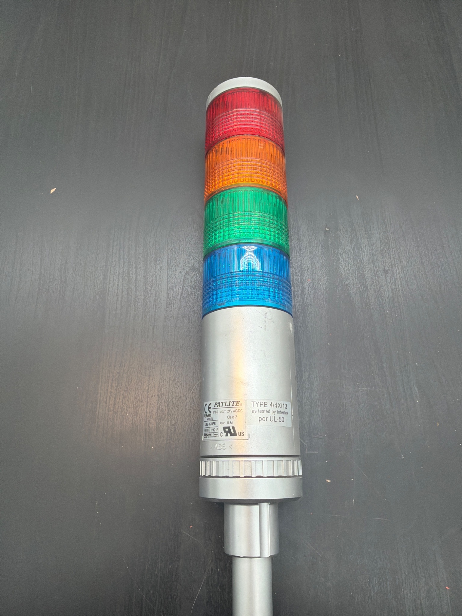 PATLITE LME‑02UFB 24VAC/DC Signal Light USED 0