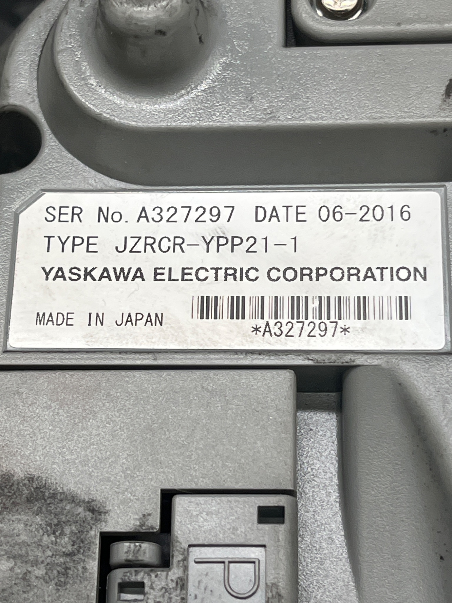 YASKAWA ELECTRIC JZRCR‑YPP21‑1 Teach Pendant USED 5