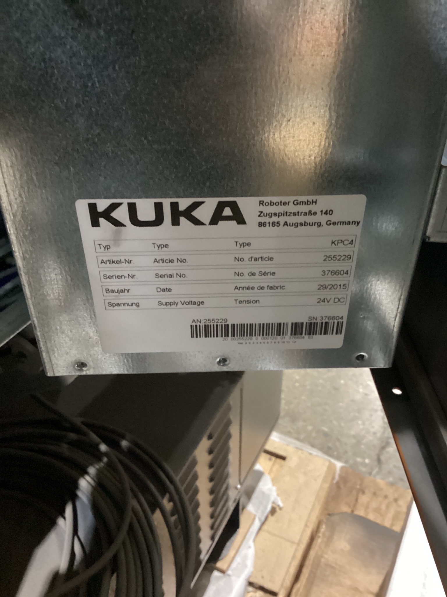 KUKA KR16 L6-2 w/ KR C4 Controls & TT3A Reamer NEW 9