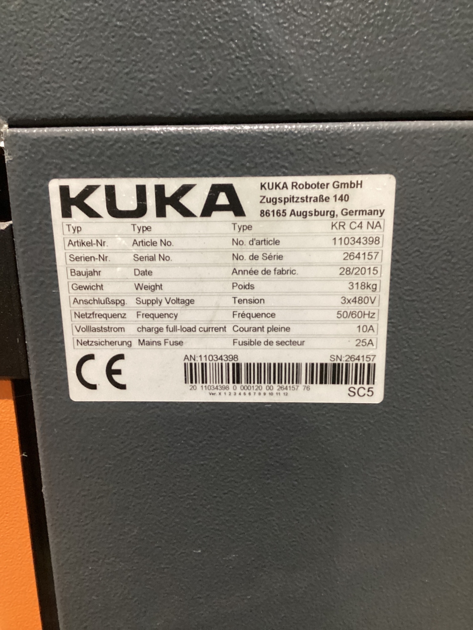 KUKA KR16 L6-2 w/ KR C4 Controls & TT3A Reamer NEW 10
