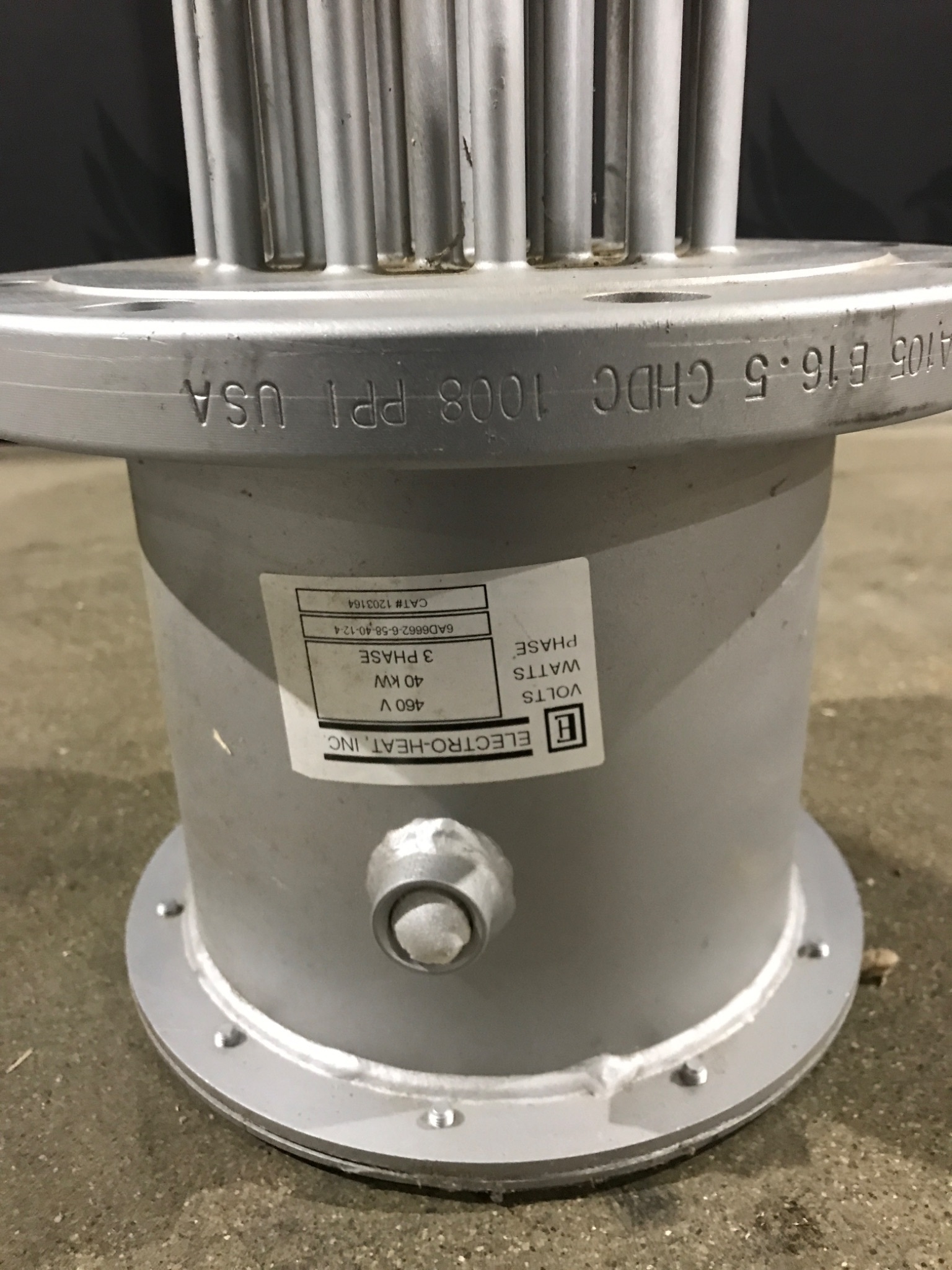 ELECTRO‑HEAT 40 kW 460V 3‑Phase Industrial Process Heater USED 3