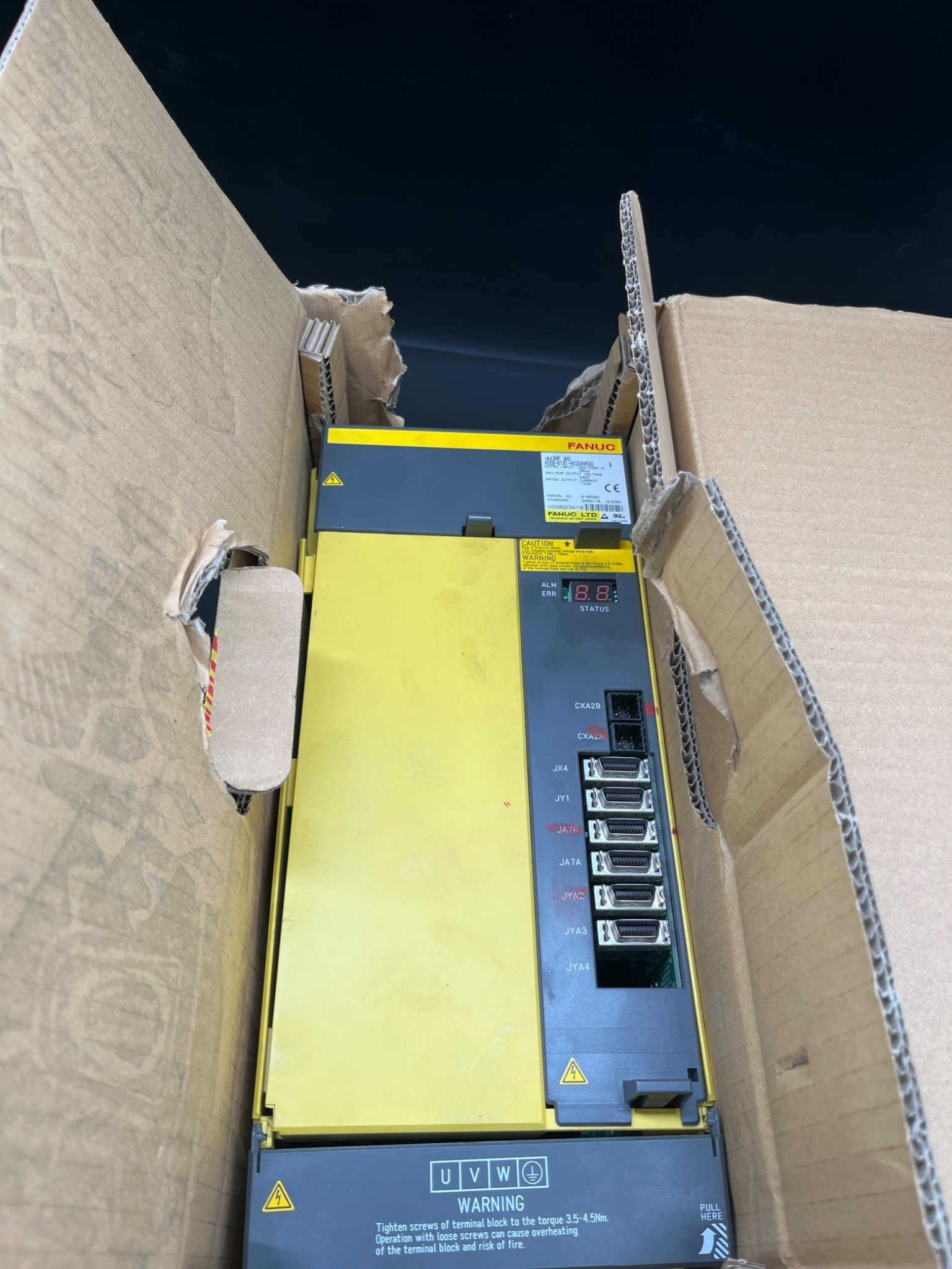 FANUC A06B‑6141‑H030#H580 αiSP 30 Power Supply USED 0