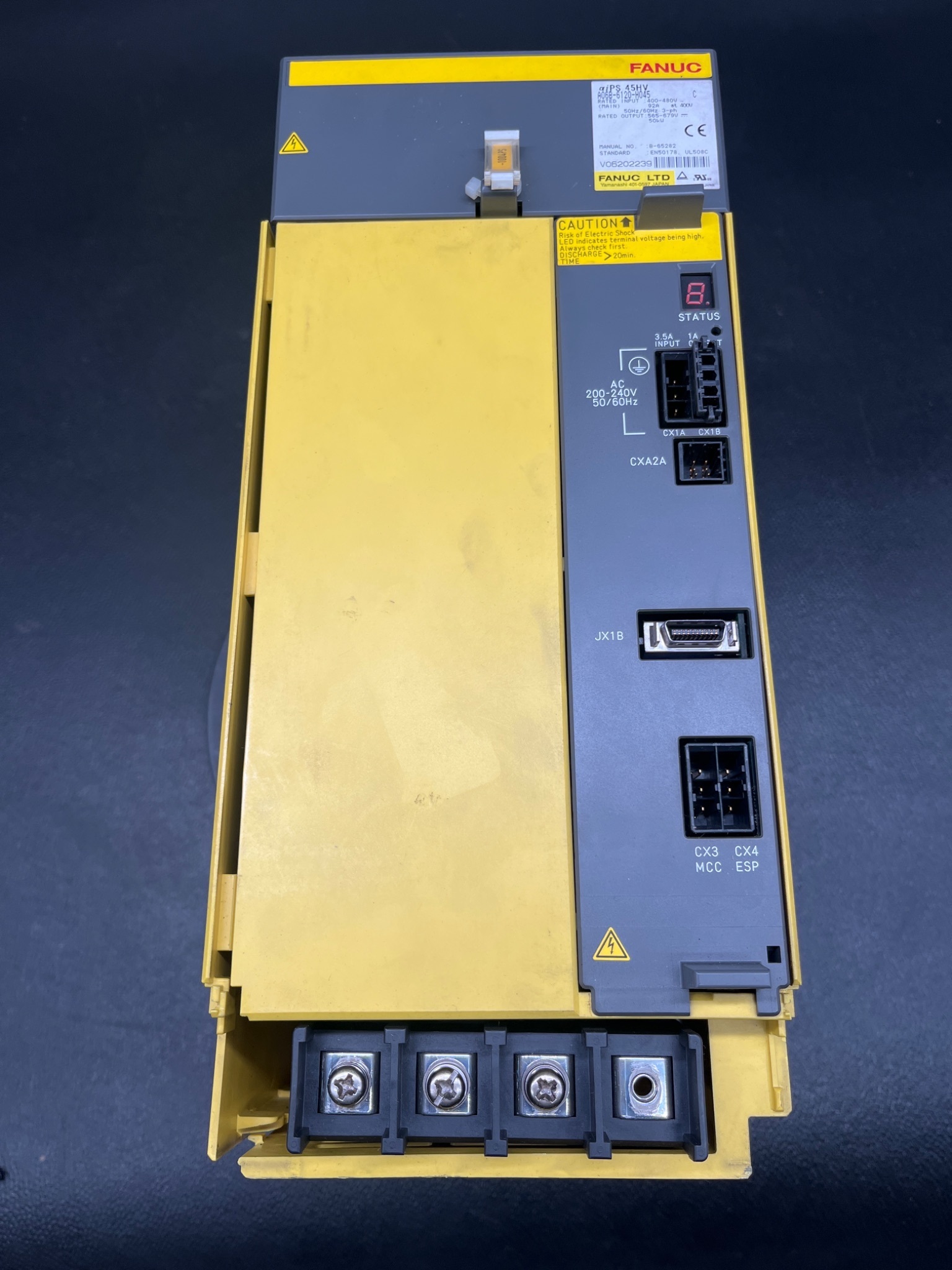 FANUC A06B‑6120‑H045 C αiPS 45HV Power Supply USED 0