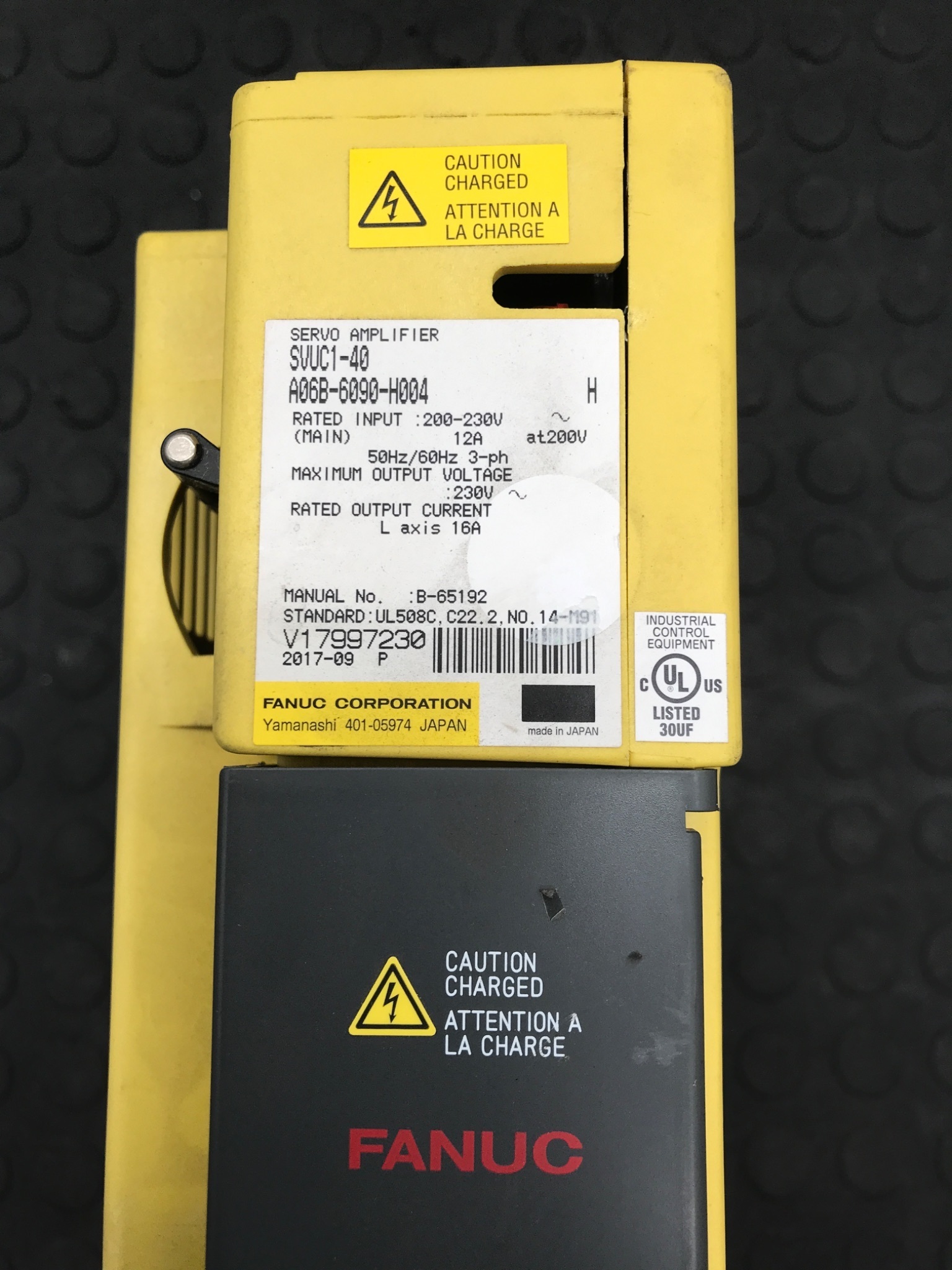 FANUC A06B‑6090‑H004 Servo Amplifier SVUC‑40 USED 1