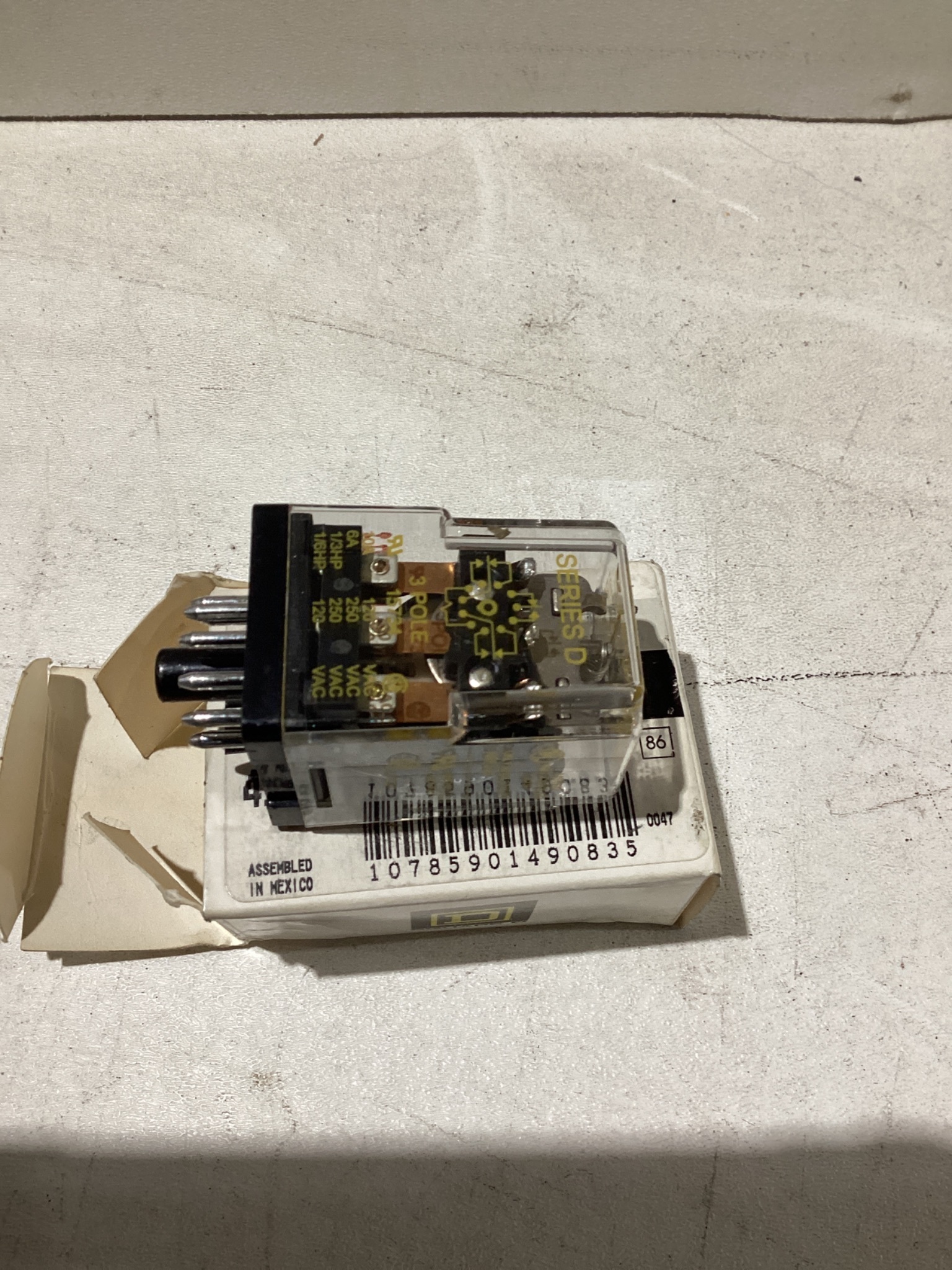 SQUARE D GENERAL PURPOSE RELAY KPD13P14V53 NEW 2
