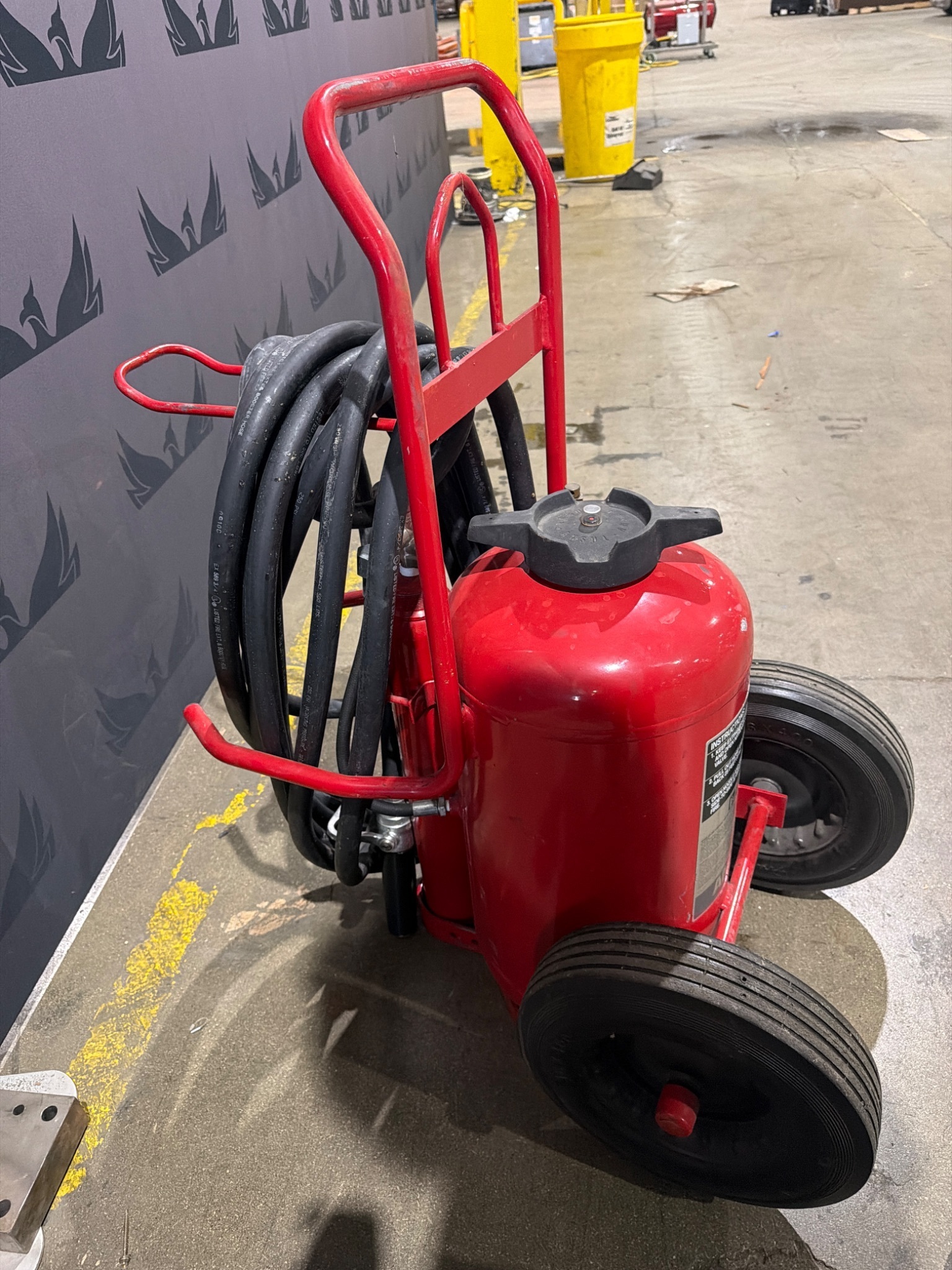 ANSUL RED LINE CR‑I‑A‑150‑D Wheeled Fire Extinguisher USED 1