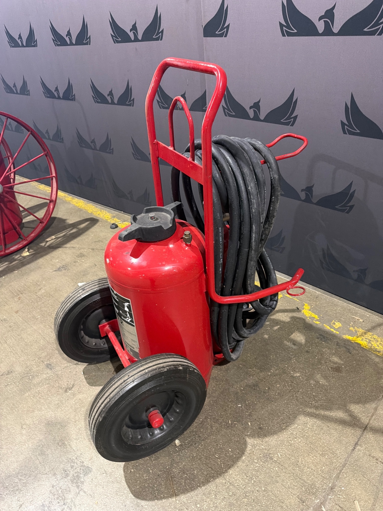 ANSUL RED LINE CR‑I‑A‑150‑D Wheeled Fire Extinguisher USED 2