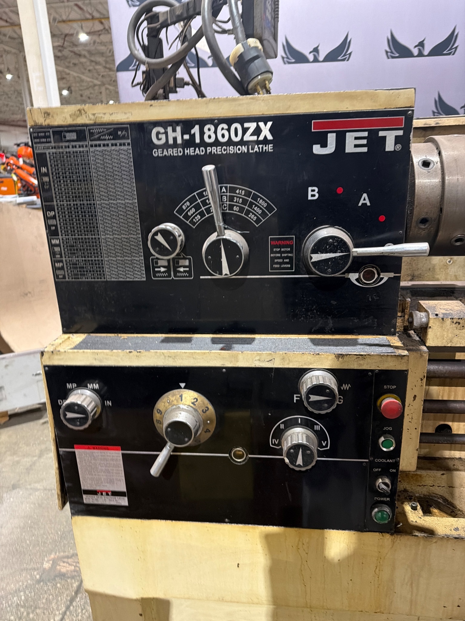 JET GH‑1860ZX Geared Head Precision Lathe USED 6