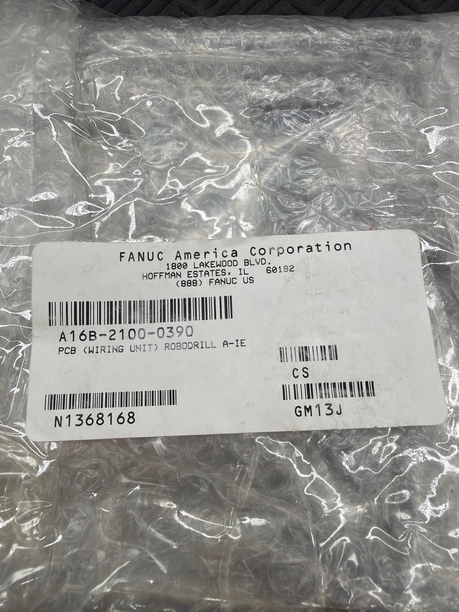 FANUC A16B‑2100‑0390 PCB Circuit Board ROBODRILL A‑iE NEW 0