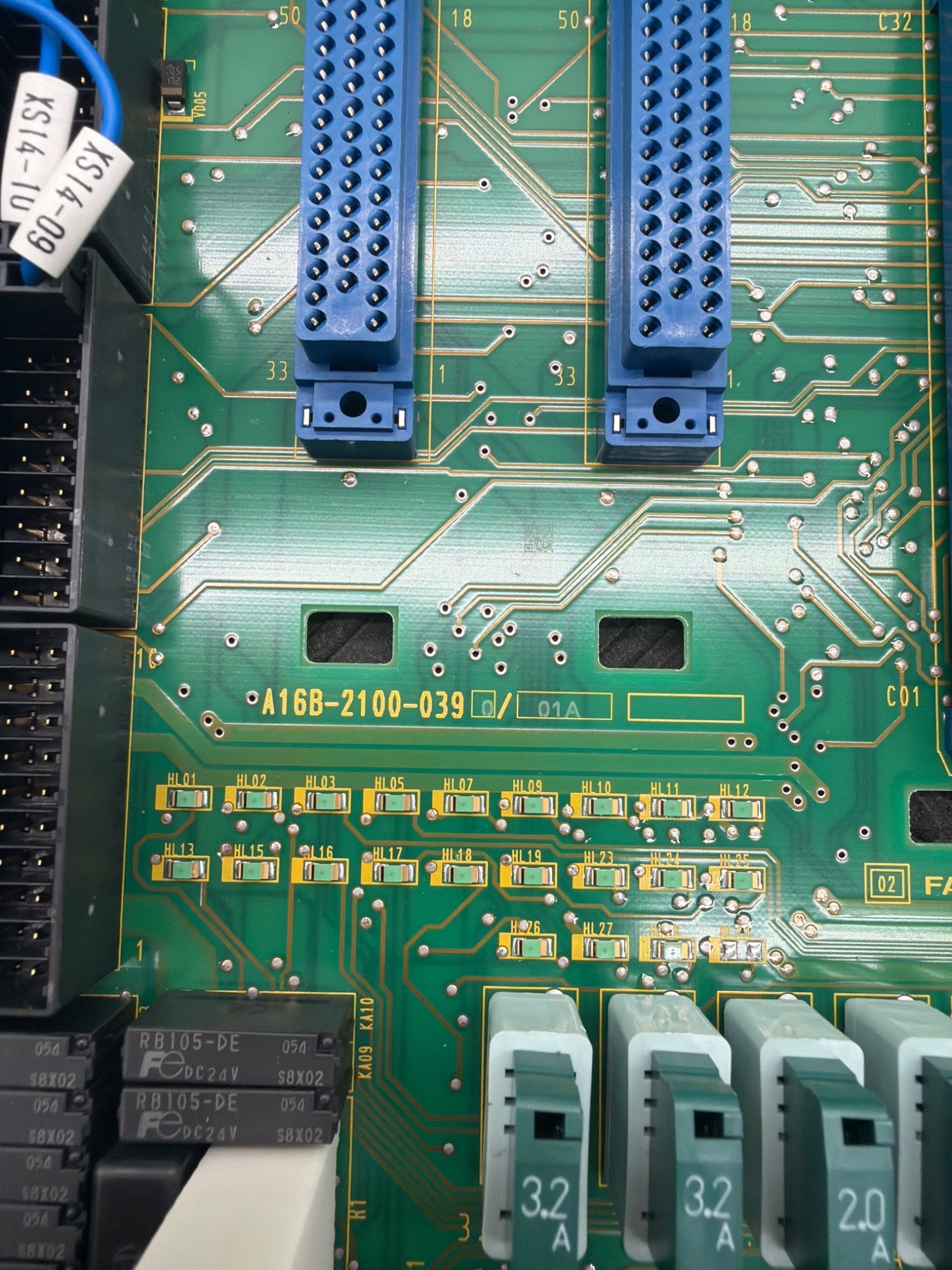FANUC A16B‑2100‑0390 PCB Circuit Board ROBODRILL A‑iE NEW 3