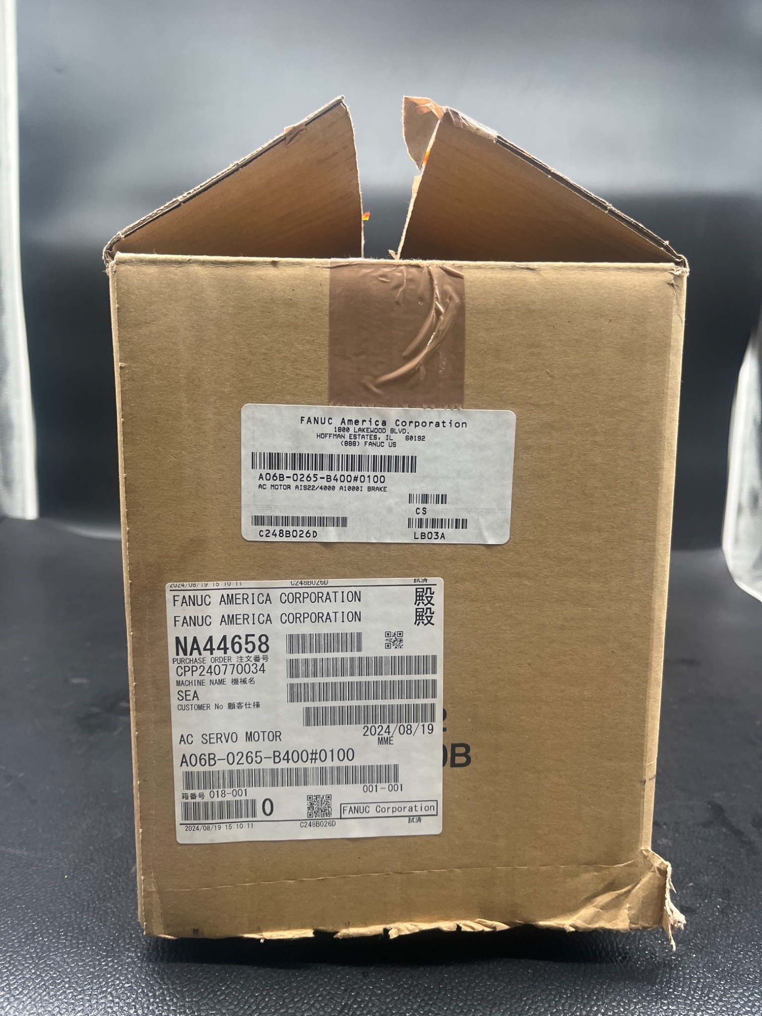 FANUC A06B‑0265‑B400#100 AC Servo Motor αiS 22/4000 NEW 1