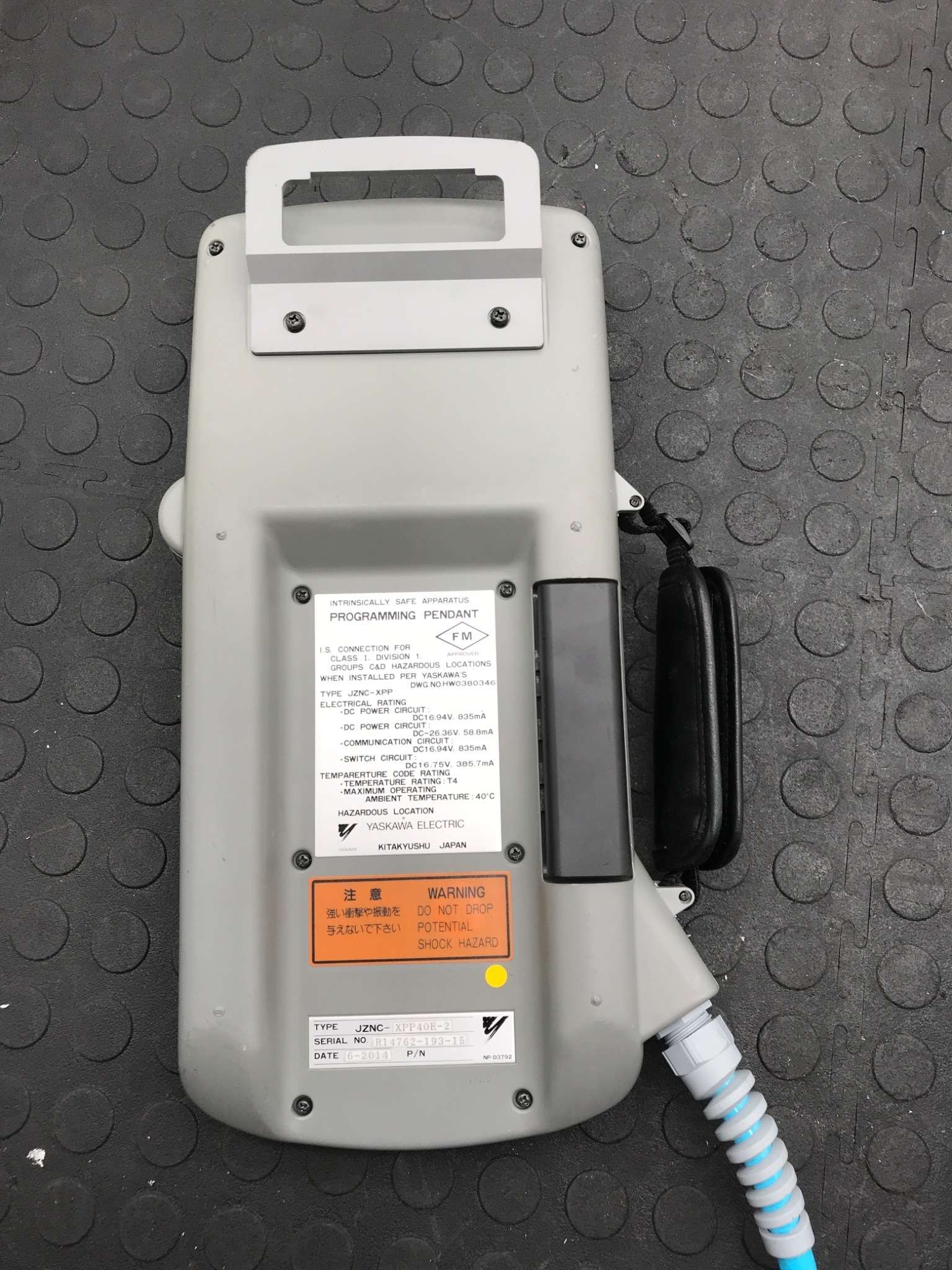 YASKAWA JZNC‑XPP40E‑2 Teach Pendant USED 1