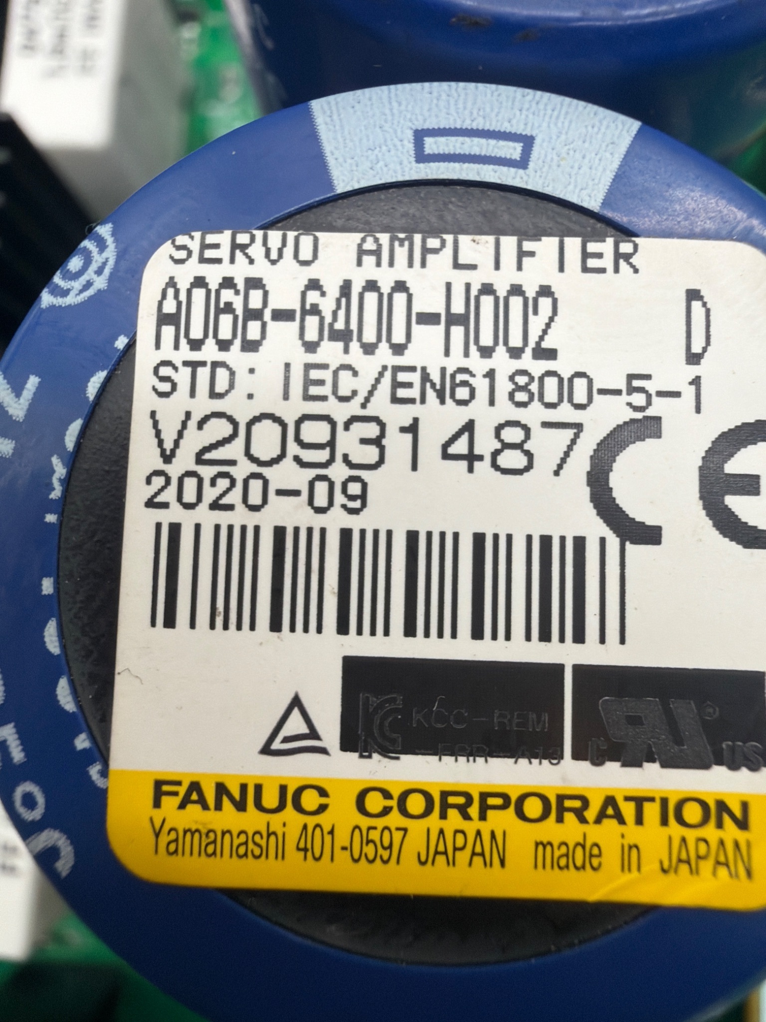 FANUC A06B‑6400‑H002 Servo Amplifier Module NEW 6