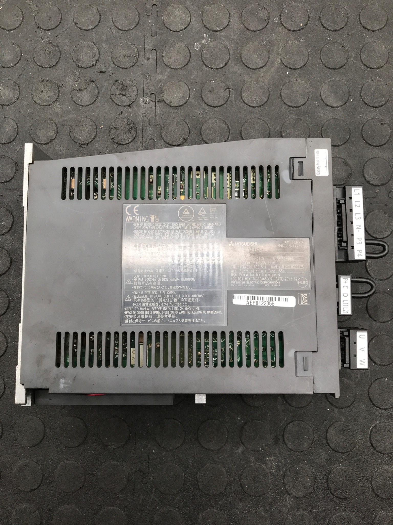 MITSUBISHI ELECTRIC MR‑J4‑200B AC Servo Amplifier USED 2