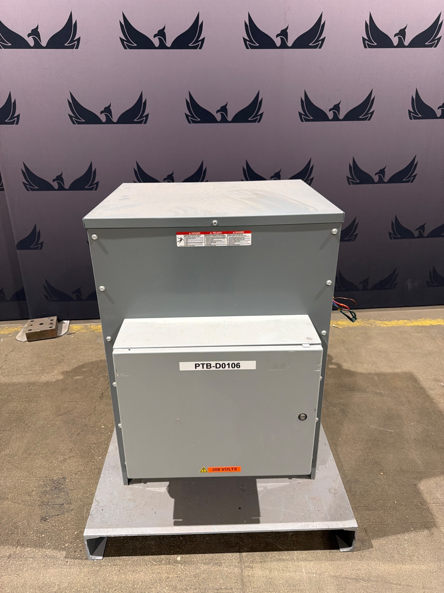 SQUARE D EX30T3H 30kVA Dry‑Type Distribution Transformer 480D – 208Y/120V USED 1