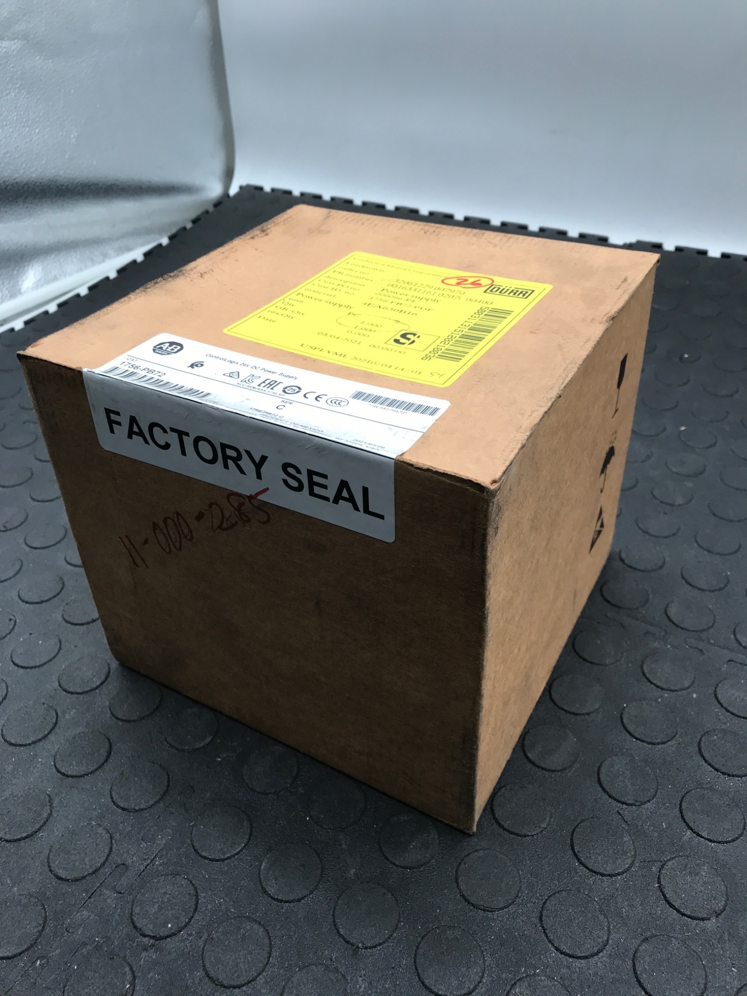 ALLEN‑BRADLEY 1756‑PB72 ControlLogix 24V DC Power Supply NEW 0