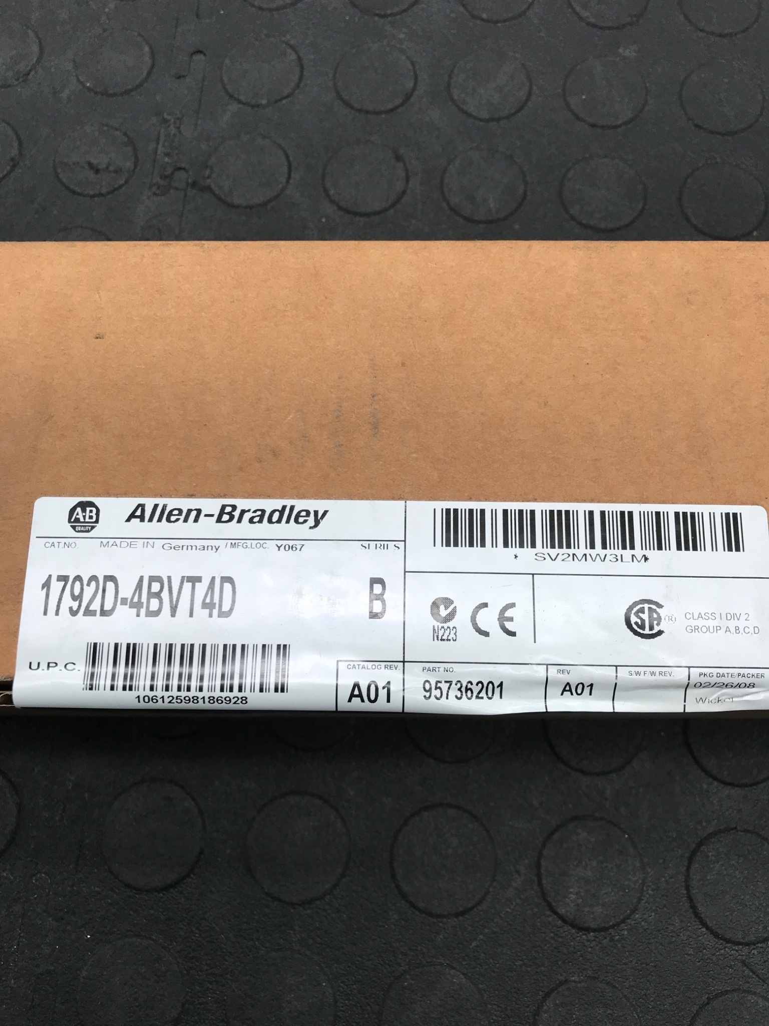 ALLEN BRADLEY 1792D‑4BVT4D ArmorBlock MaXum I/O Module NEW 2