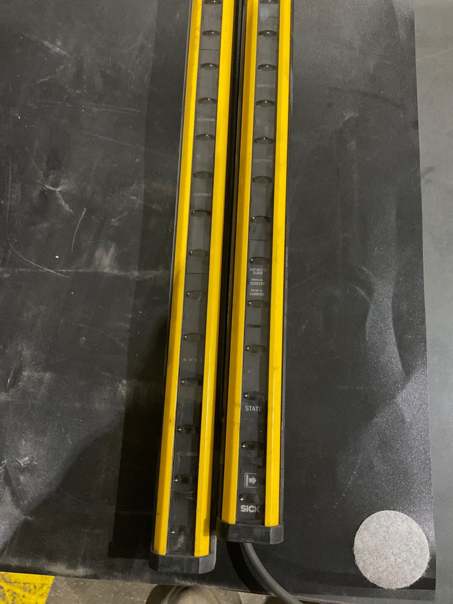2021 SICK C4P-SA21031A00/C4P-EA21031C00 SAFETY LIGHT CURTAIN SET USED 3
