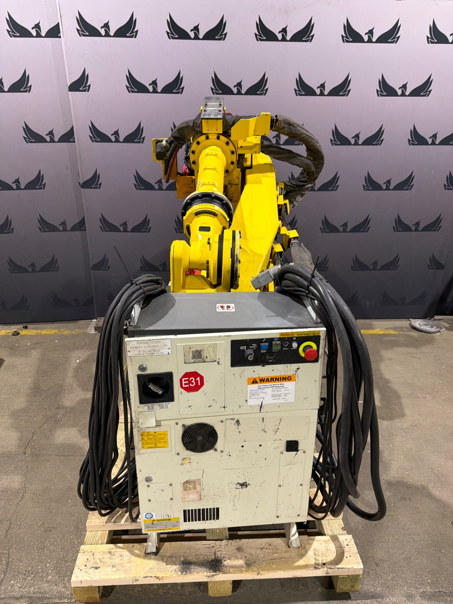 FANUC R-2000iB/210F Complete w/ R-30iB Controls USED 0