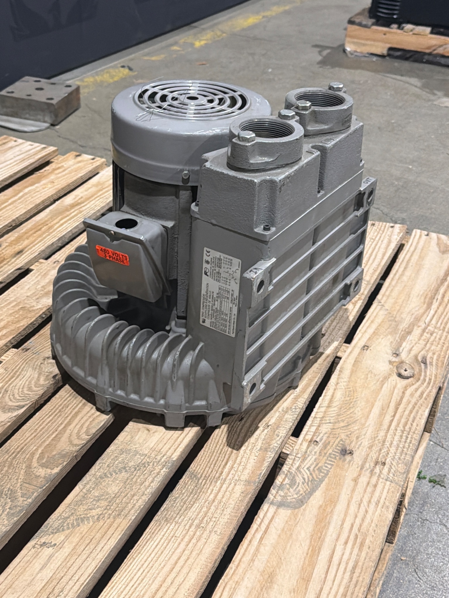 FUJI ELECTRIC VFC600A‑7W 4.5HP Regenerative Blower; USED 1