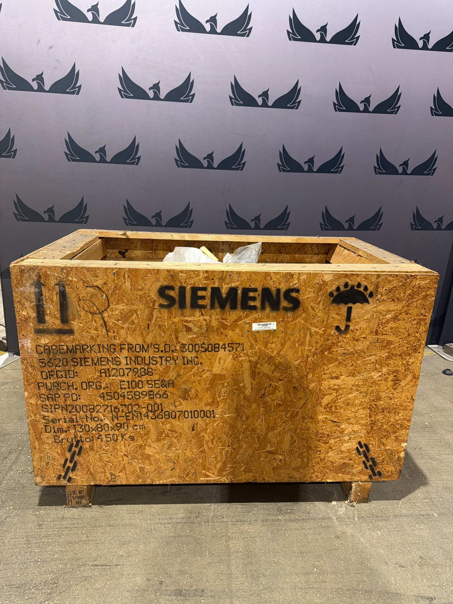 SIEMENS 1PH7184‑2HF30-0HJ3 3‑Phase Induction Motor; NEW IN CRATE 0