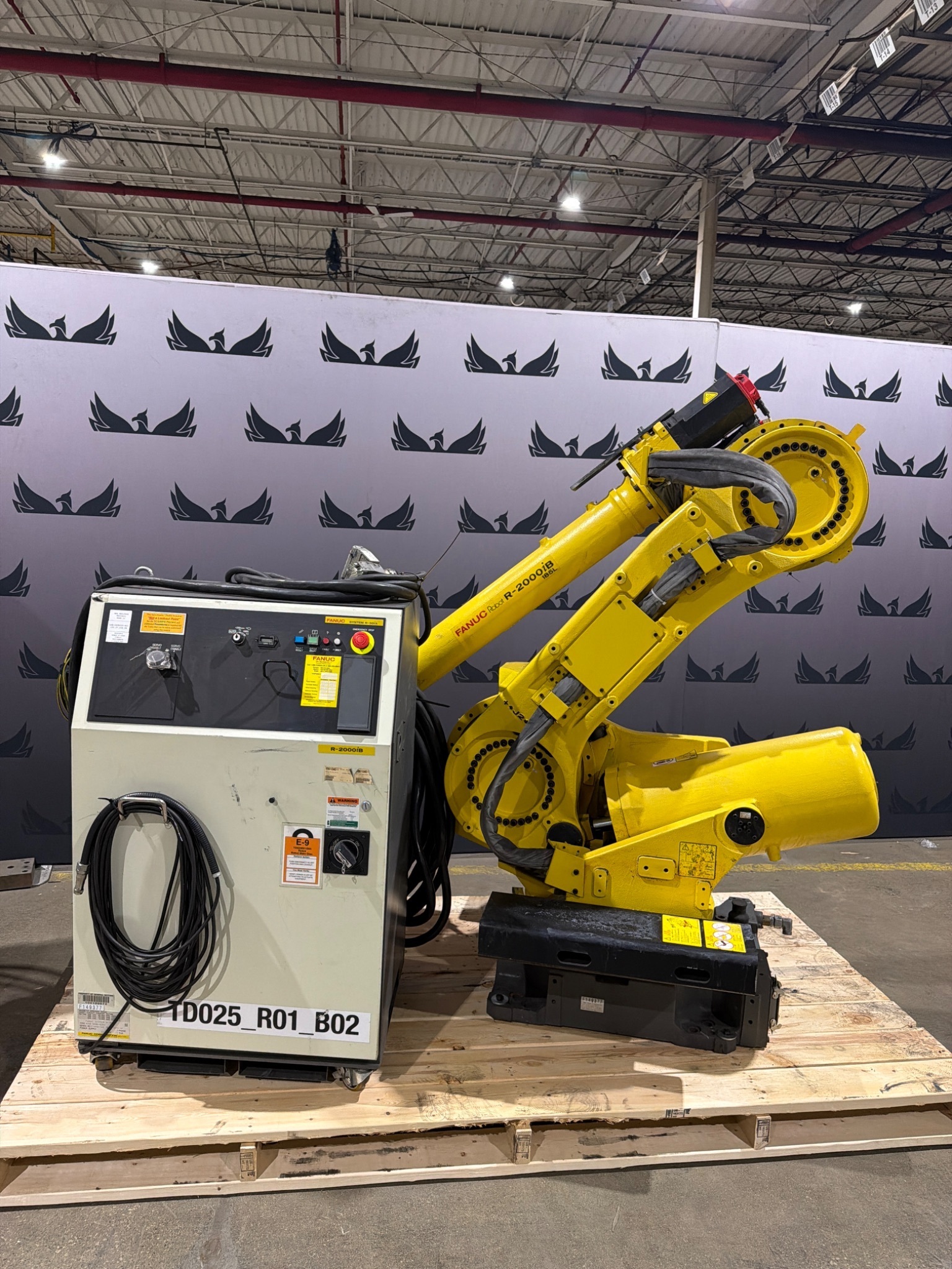 2014 FANUC R‑2000iB/185L Robot Complete w/ R‑30iA Controller; USED 0