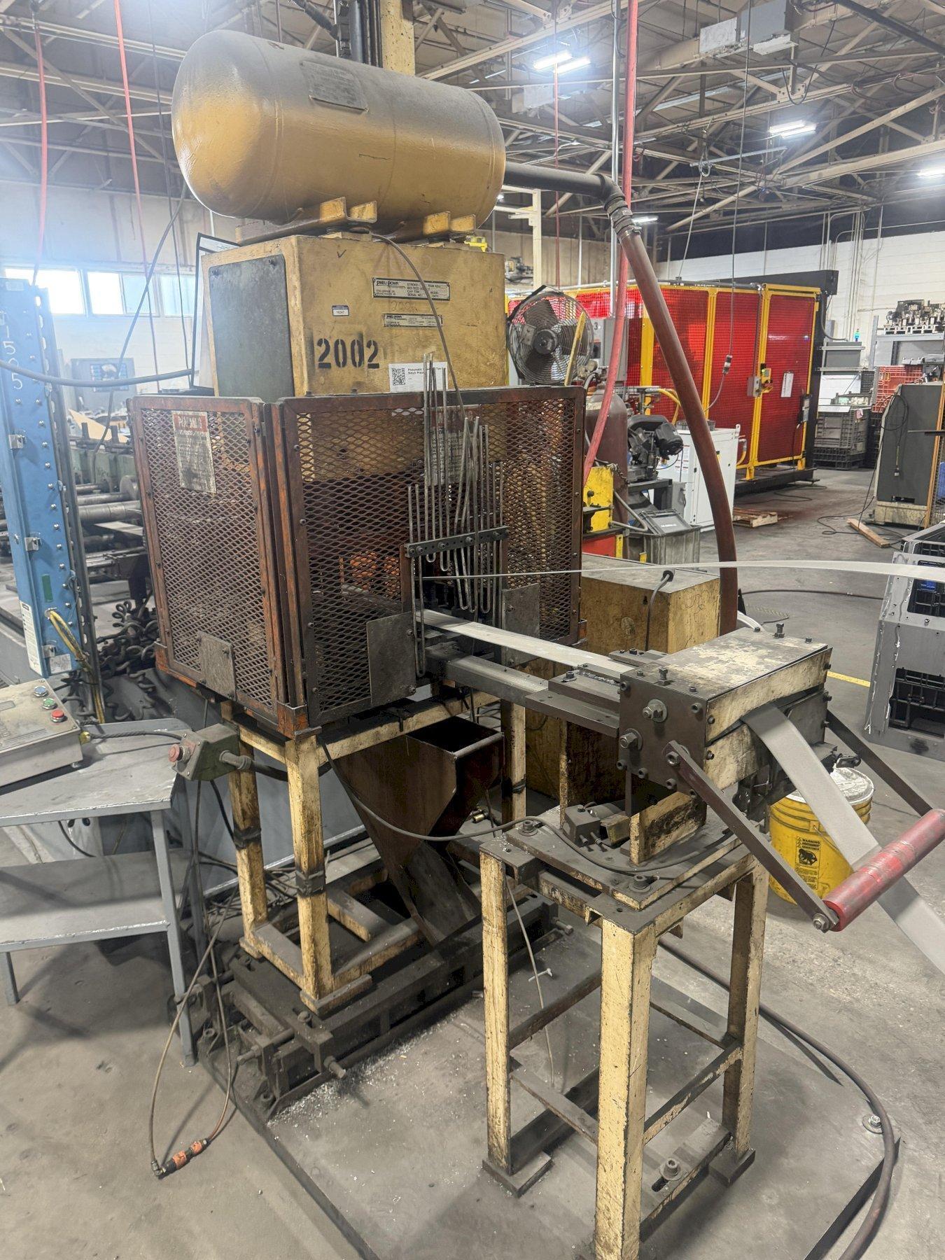 12 TON PNEUPOWR AIRAM MODEL #4P12 PNEUMATIC PRESS 3” STROKE 0