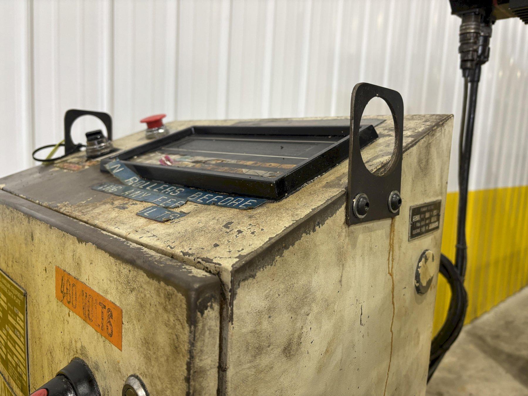 18" X .187 CWP MODEL #SMX18H SERVO COIL FEEDER & SERVOMASTER 3 CONTROL USED 13