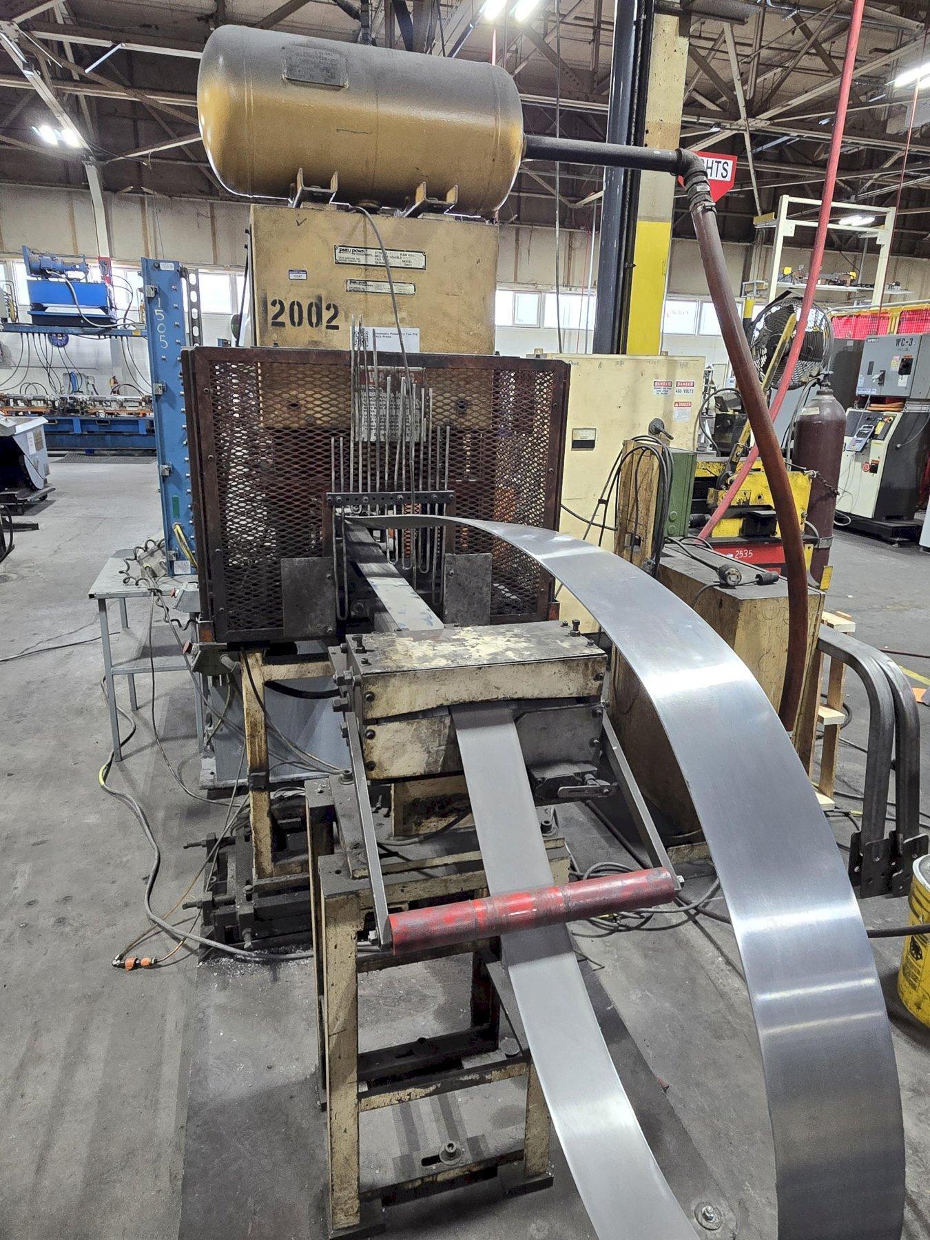 12 TON PNEUPOWR AIRAM MODEL #4P12 PNEUMATIC PRESS 3” STROKE 2