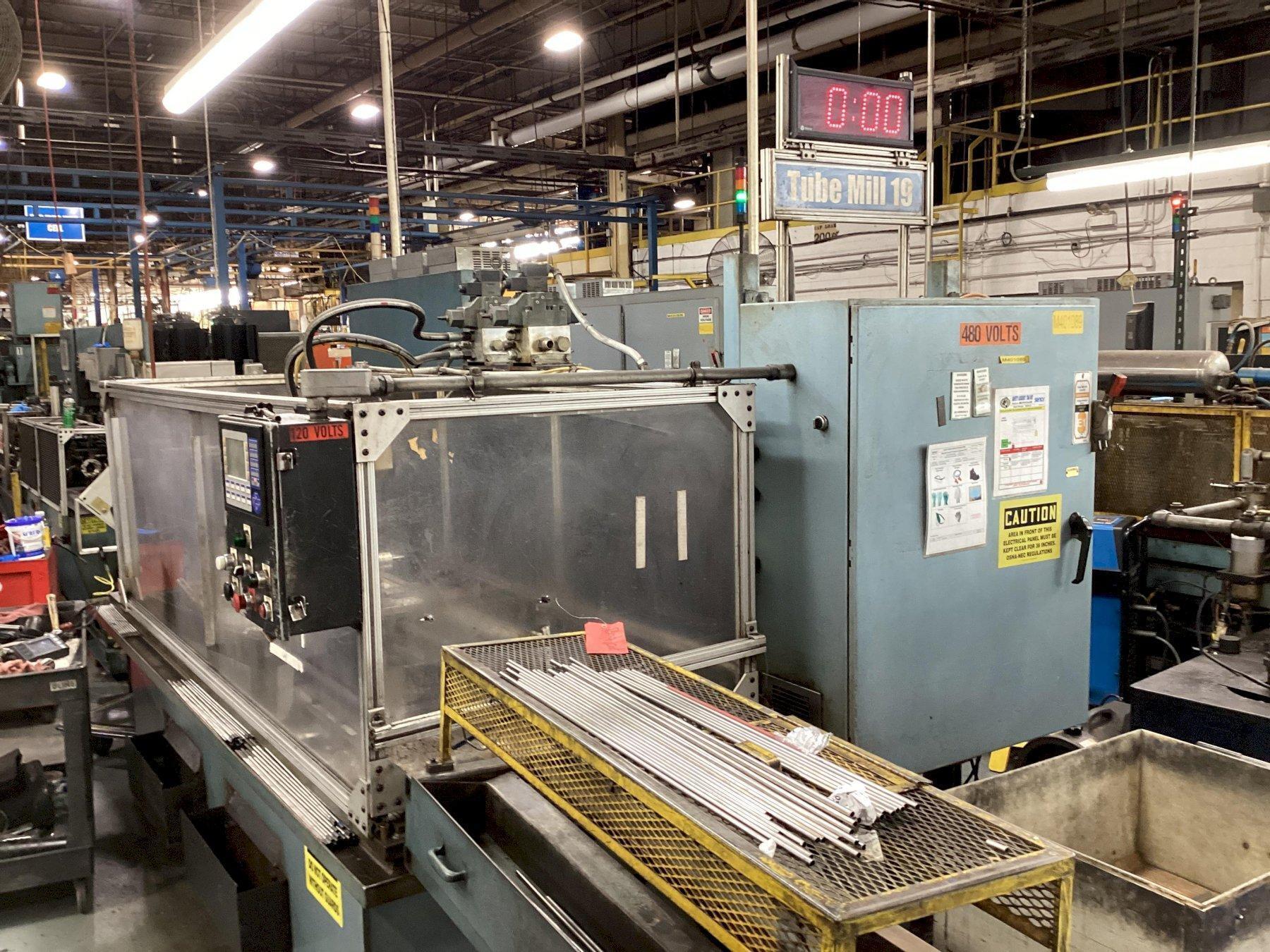 2009 3/8" T&H LEMONT MODEL #WU11-9 STAINLESS TUBE MILL USED 18