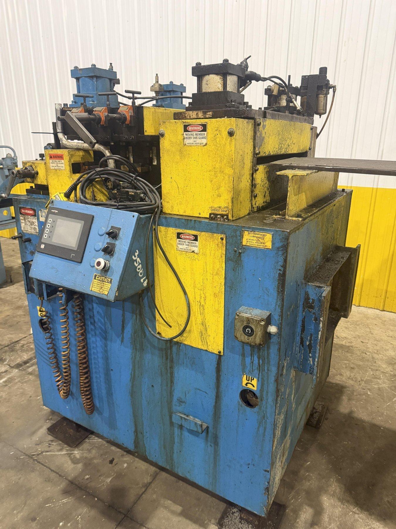 24” X .090” DALLAS MODEL #DRFES-424 MOTORIZED COIL STRAIGHTENER USED 1