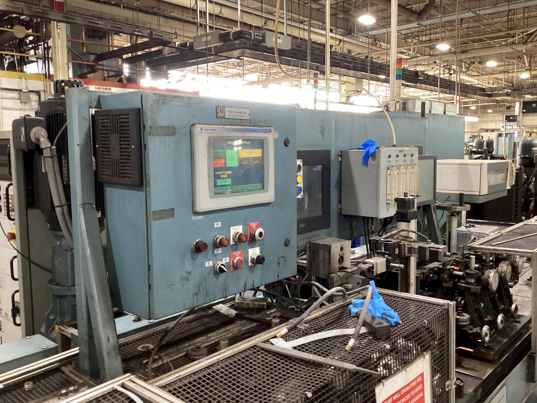 2009 3/8" T&H LEMONT MODEL #WU11-9 STAINLESS TUBE MILL USED 1